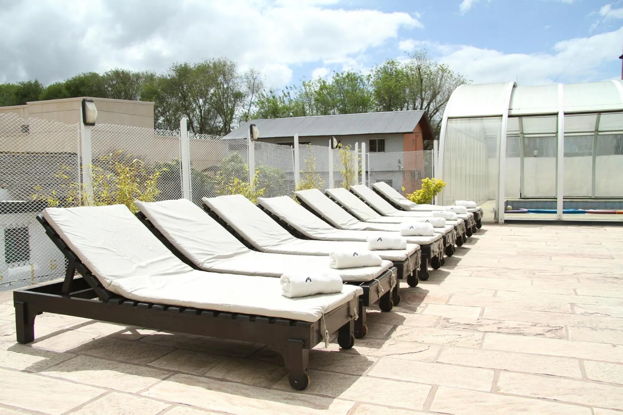 Patio in Hotel Libertador de Pinamar