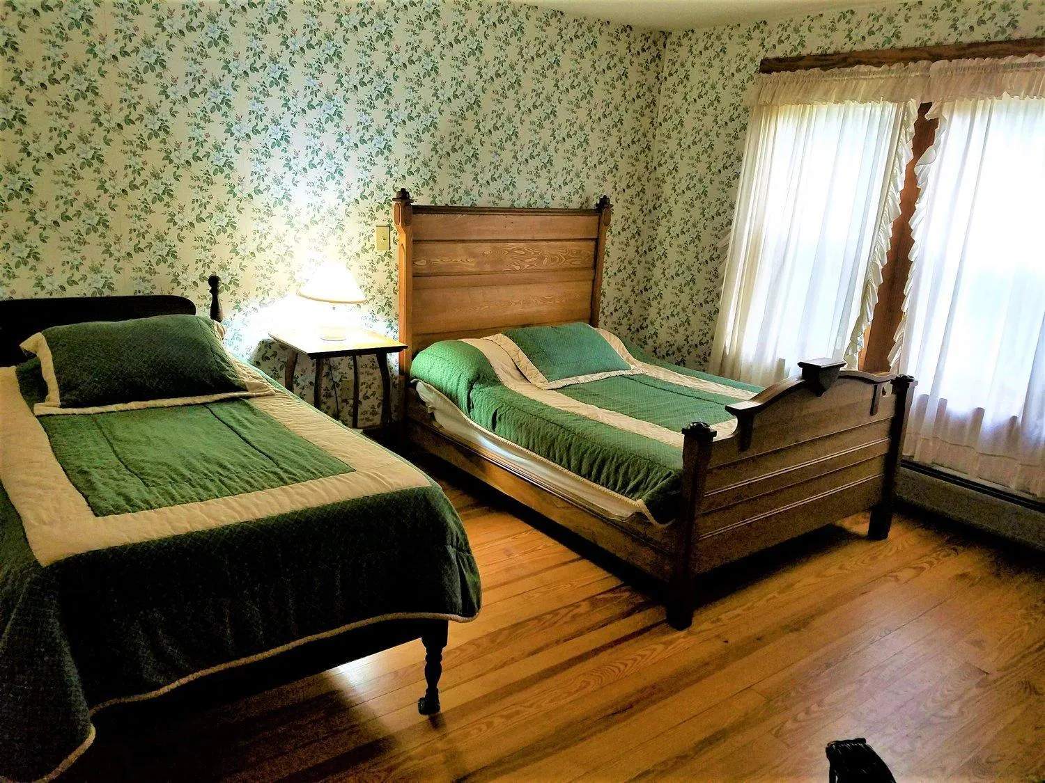 Bed in The Wayside Inn
