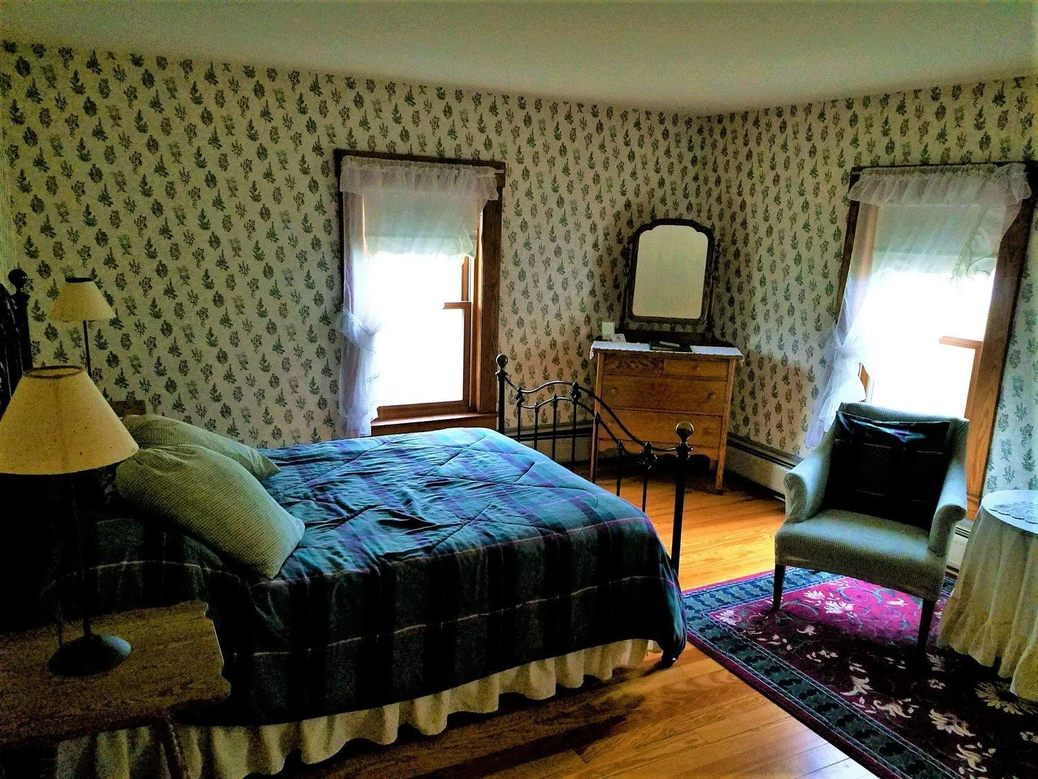 Bed in The Wayside Inn