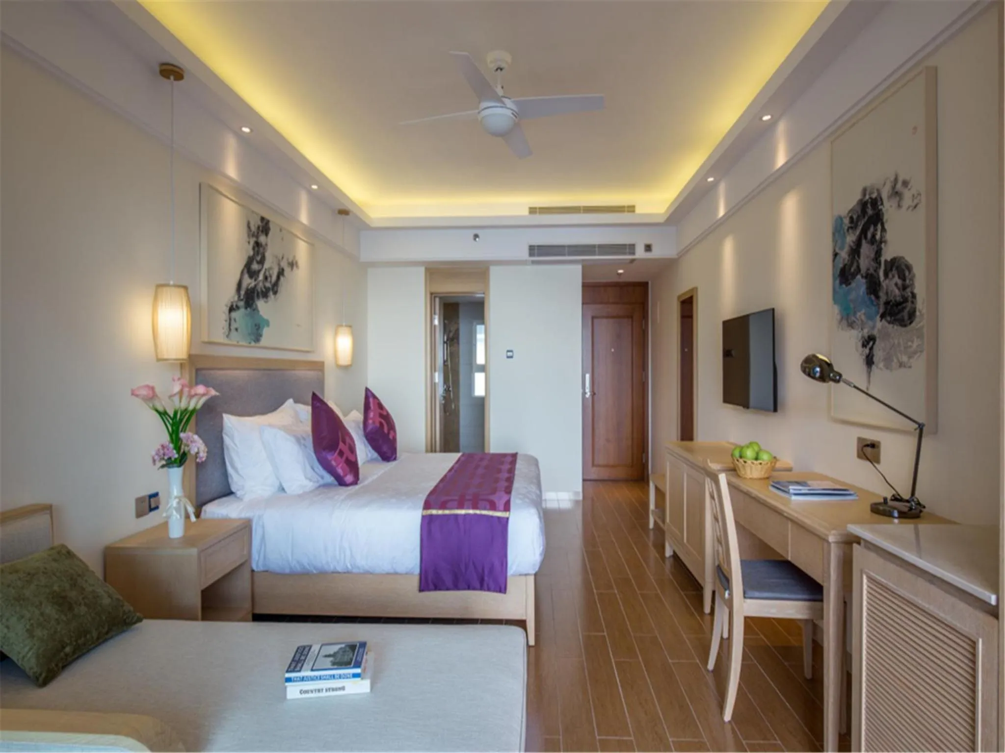 Bedroom in Tianze Beach Resort