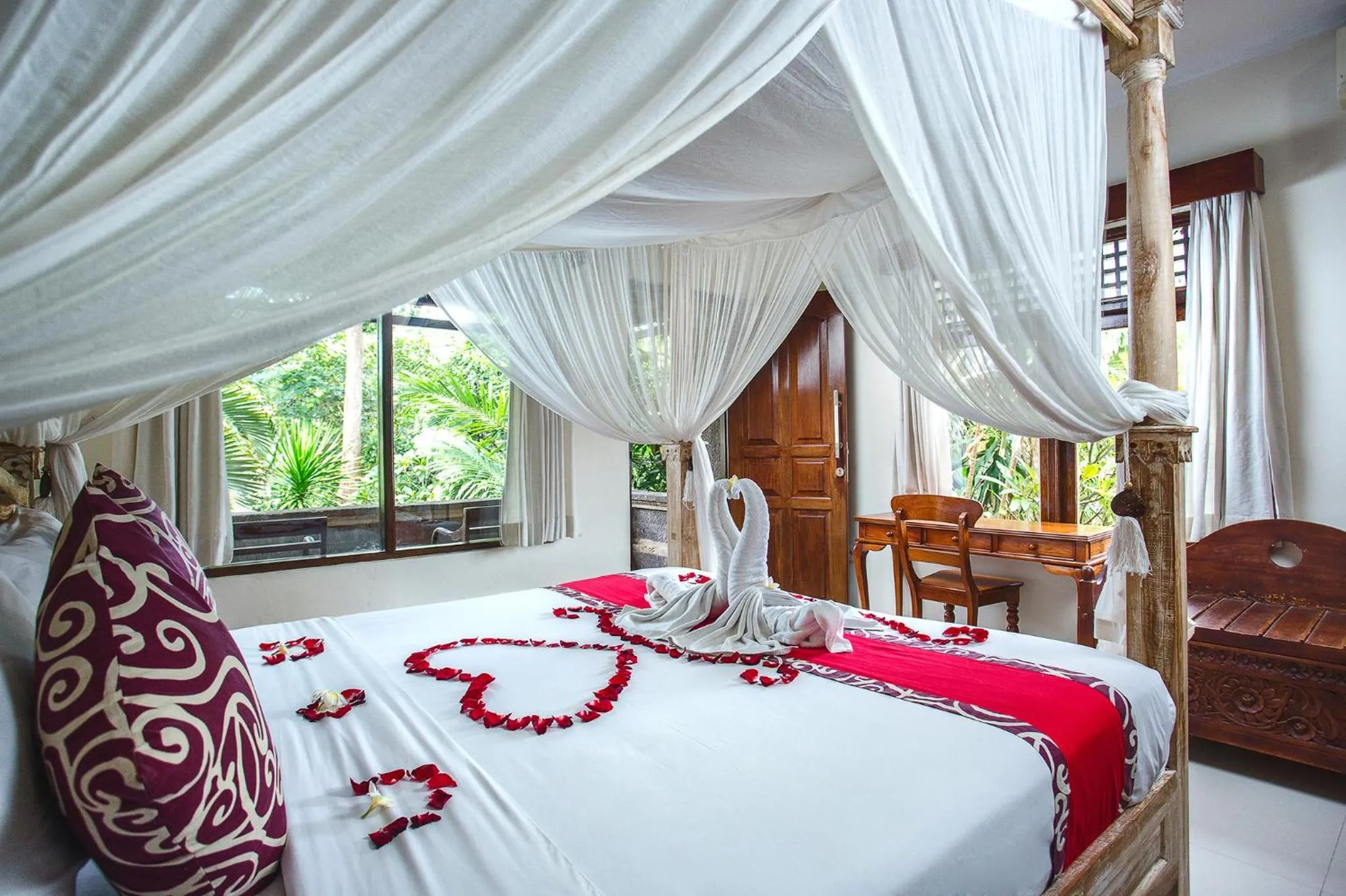 Bed in Alas Petulu Villa Resort and Spa