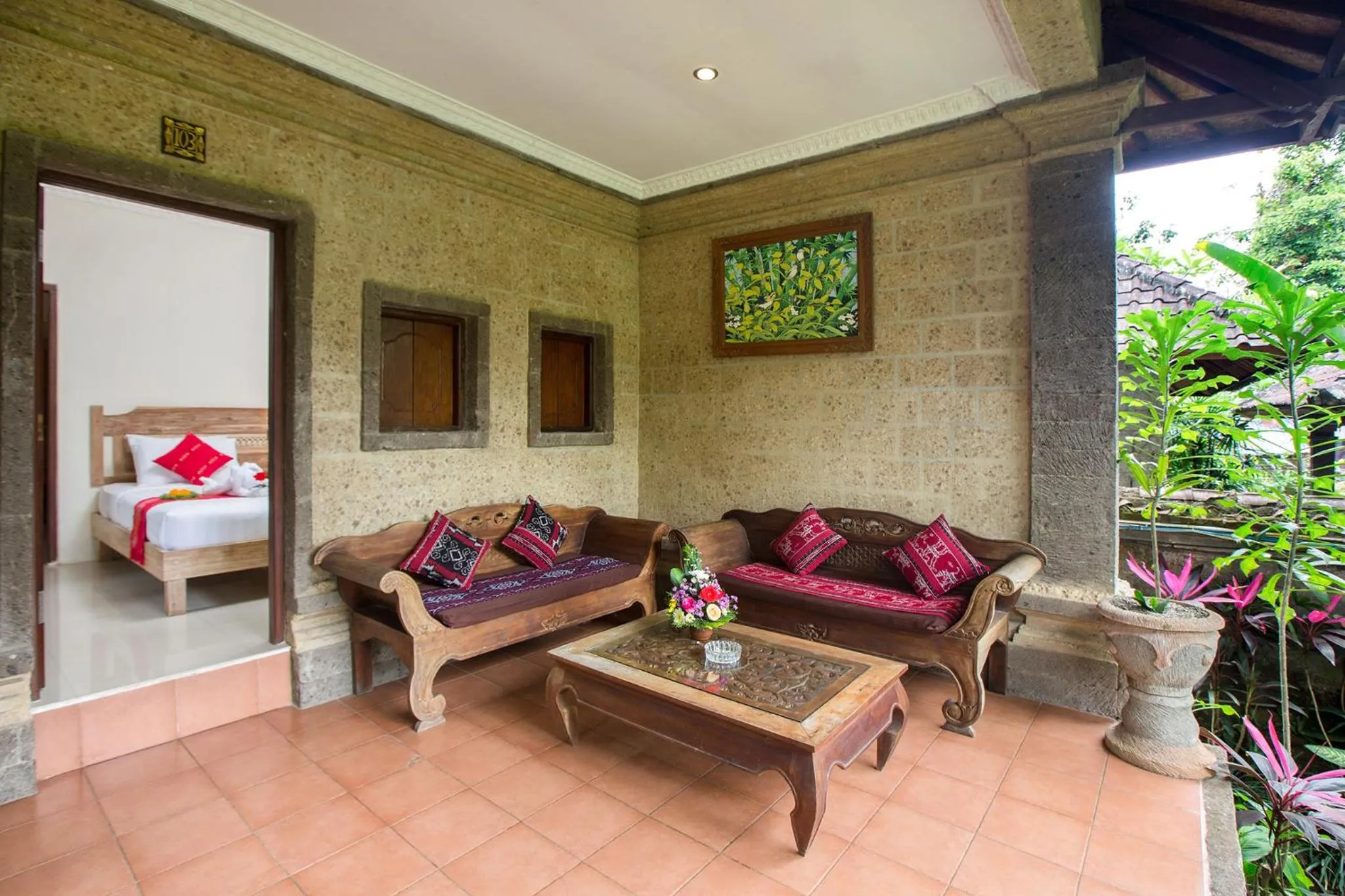 Patio in Alas Petulu Villa Resort and Spa