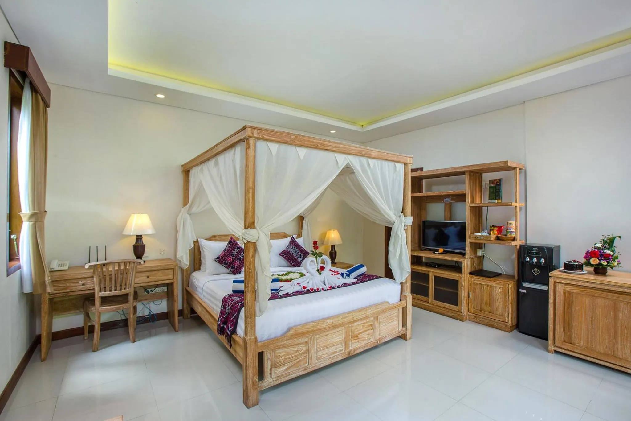 Bed in Alas Petulu Villa Resort and Spa