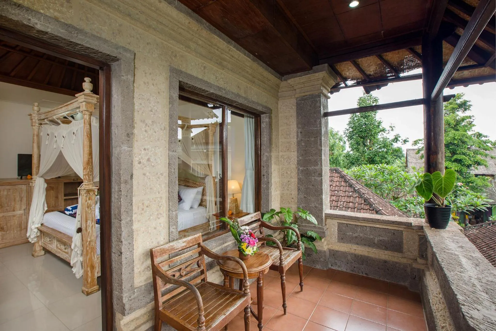 Bed in Alas Petulu Villa Resort and Spa