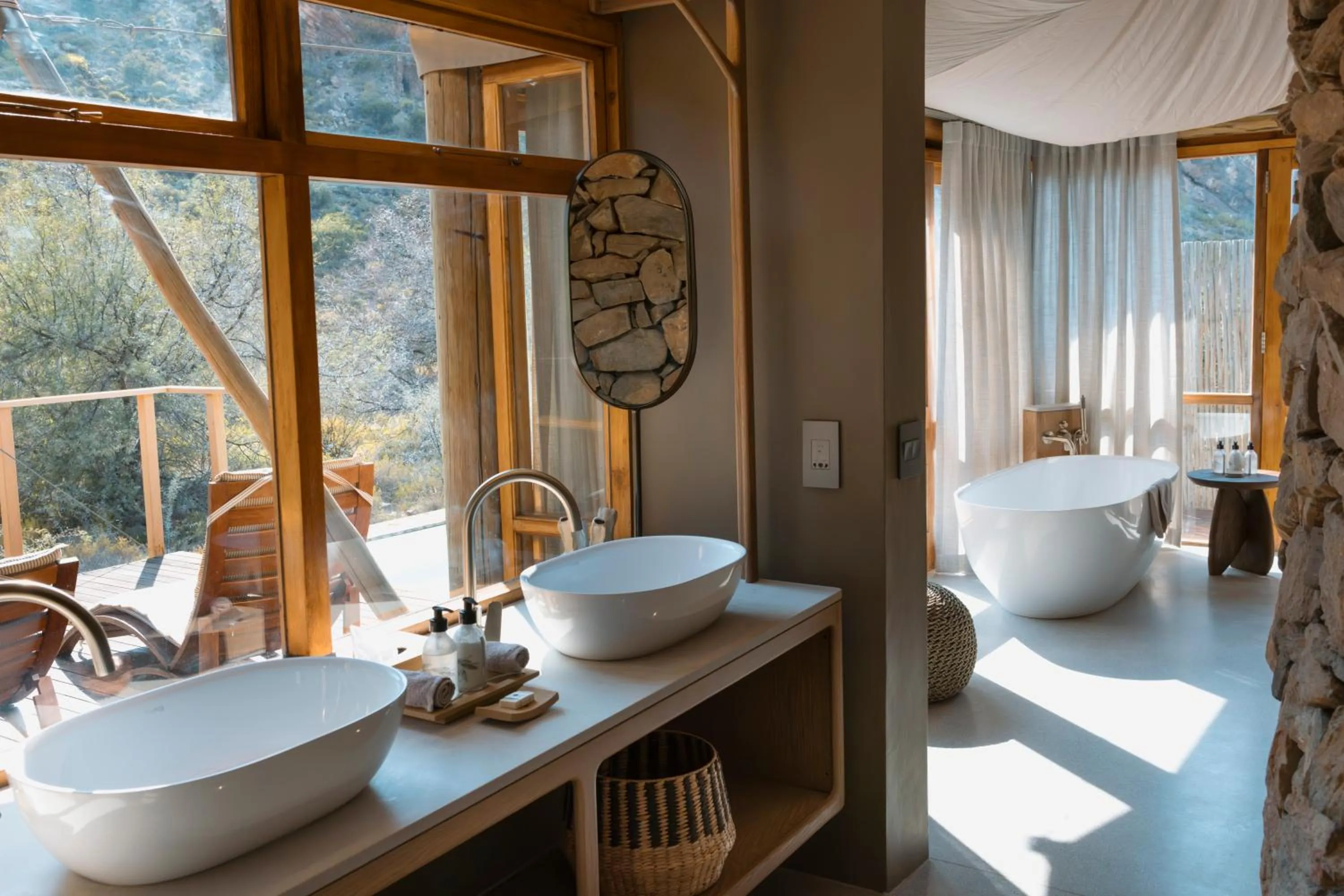 Bathroom in Sanbona Wildlife Reserve
