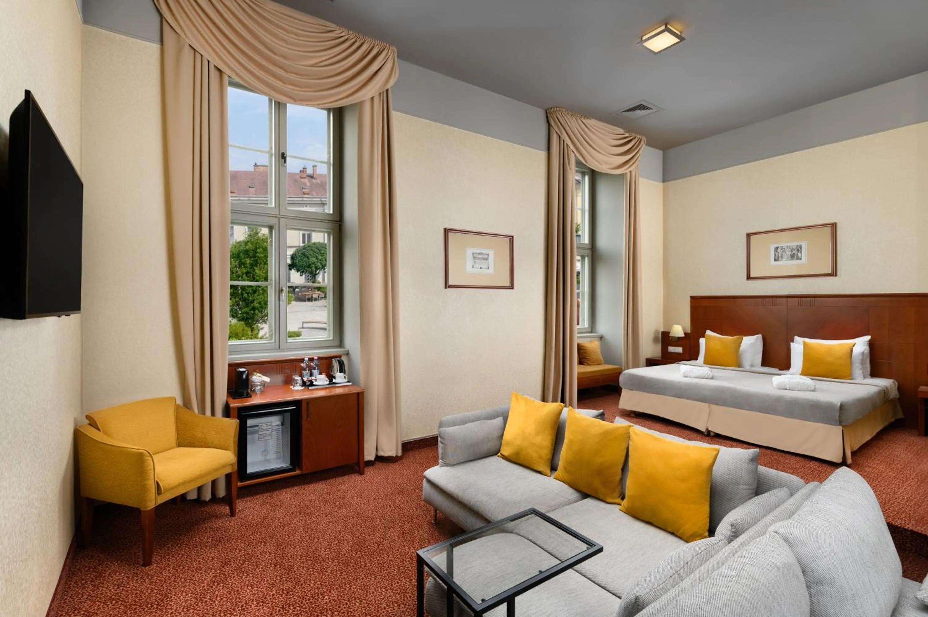 Bedroom, Bed in Mercure Szekesfehervar Magyar Kiraly