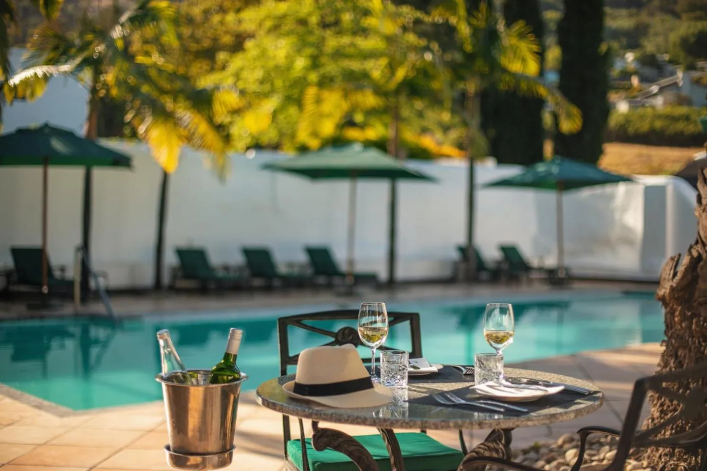 Swimming pool in Grande Roche Hotel