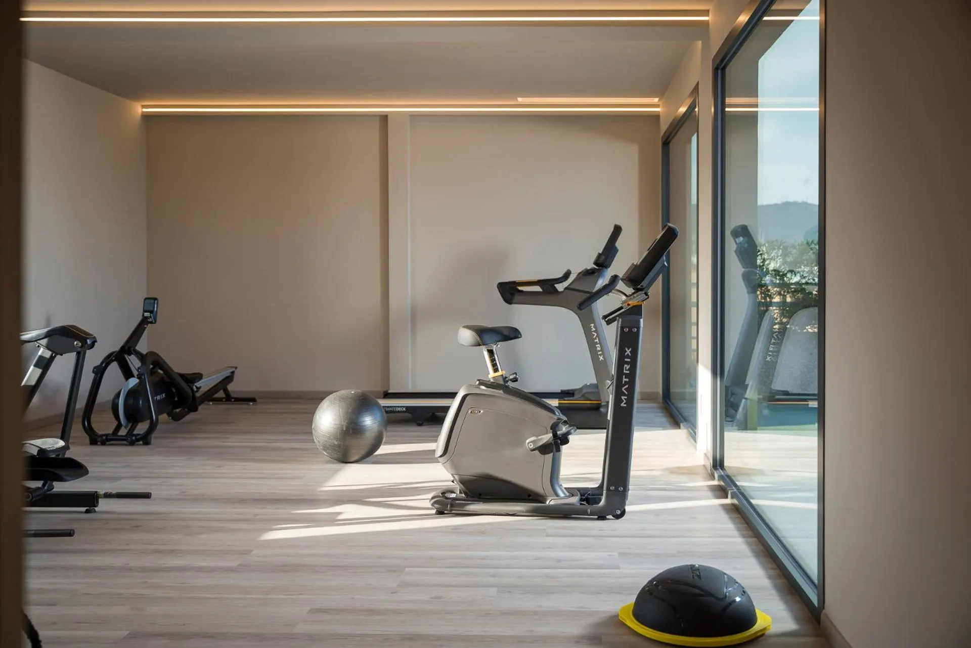 Fitness centre/facilities in Corallo Wellness Hotel