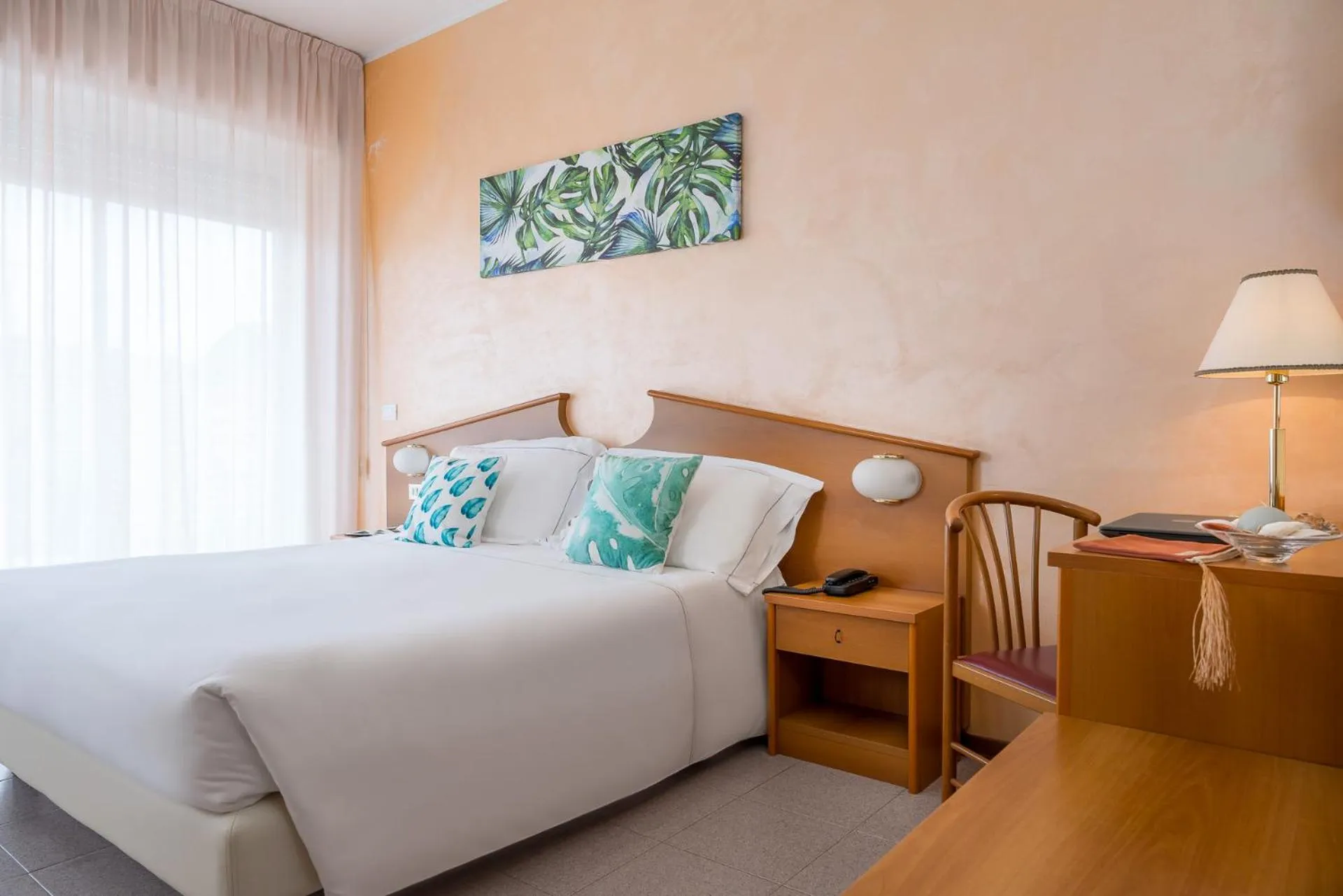 Bed in Corallo Wellness Hotel