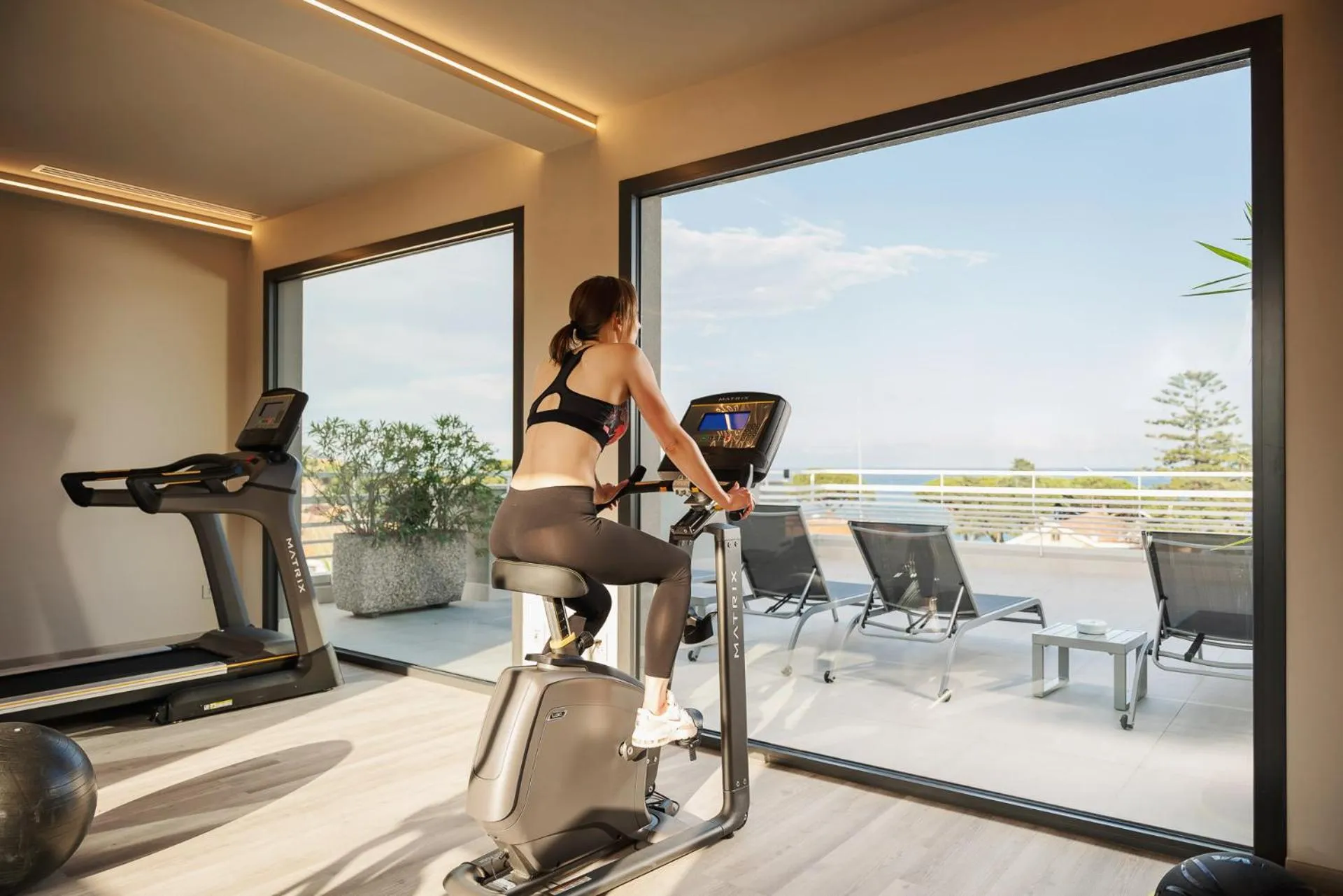 Fitness centre/facilities in Corallo Wellness Hotel