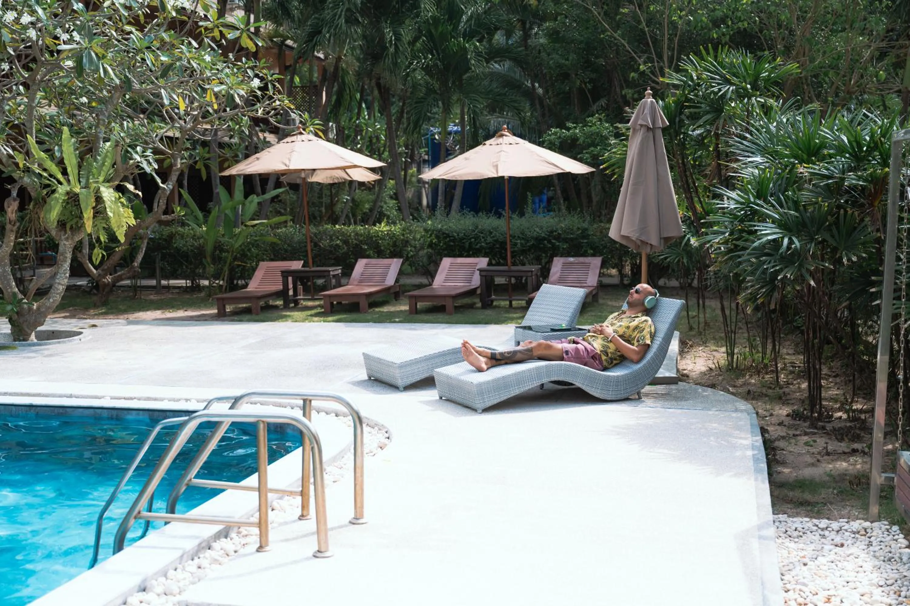 Swimming pool in Asia Divers Resort