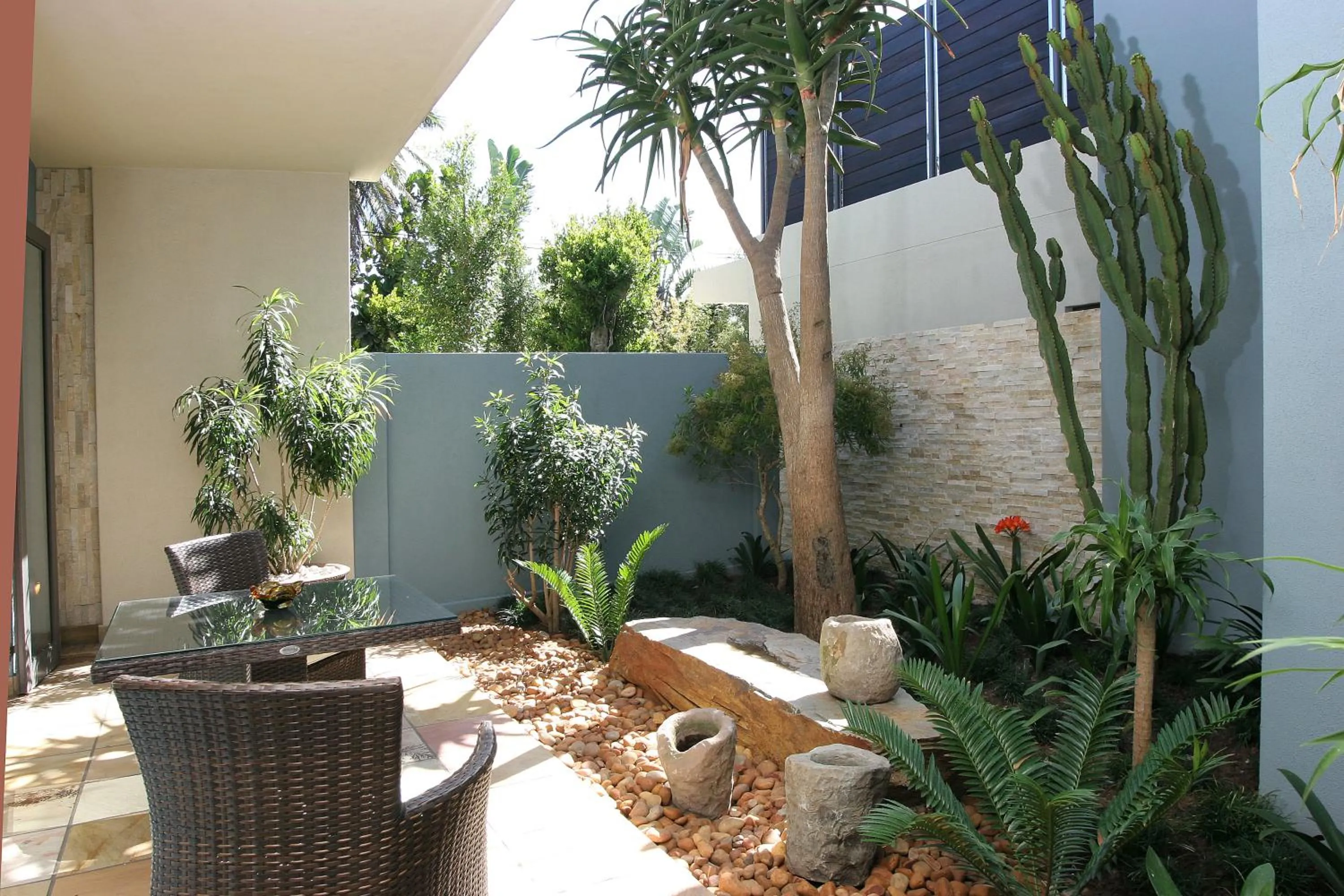 Patio in No5 Boutique Art Hotel by Mantis