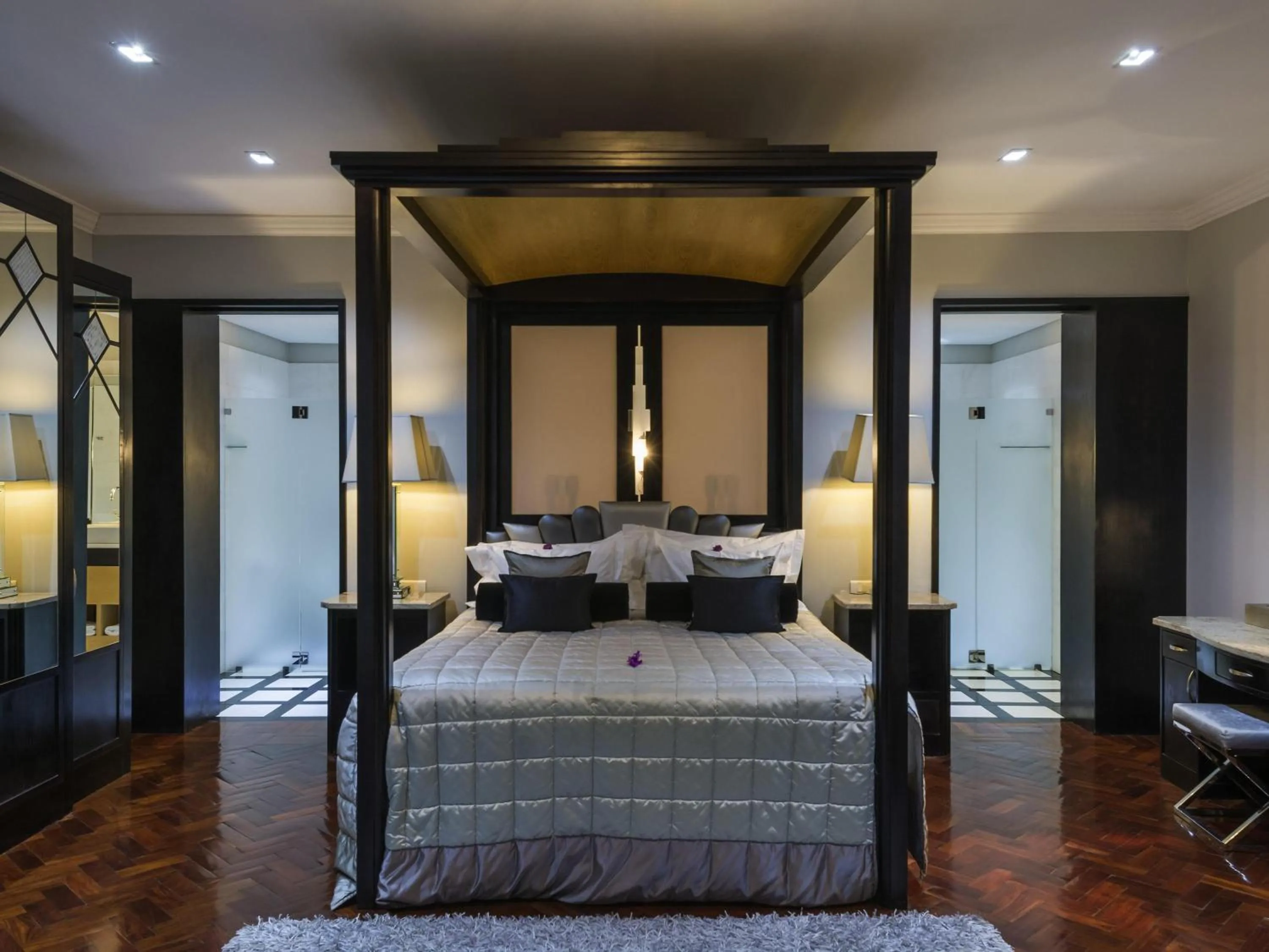 Bedroom, Bed in No5 Boutique Art Hotel by Mantis