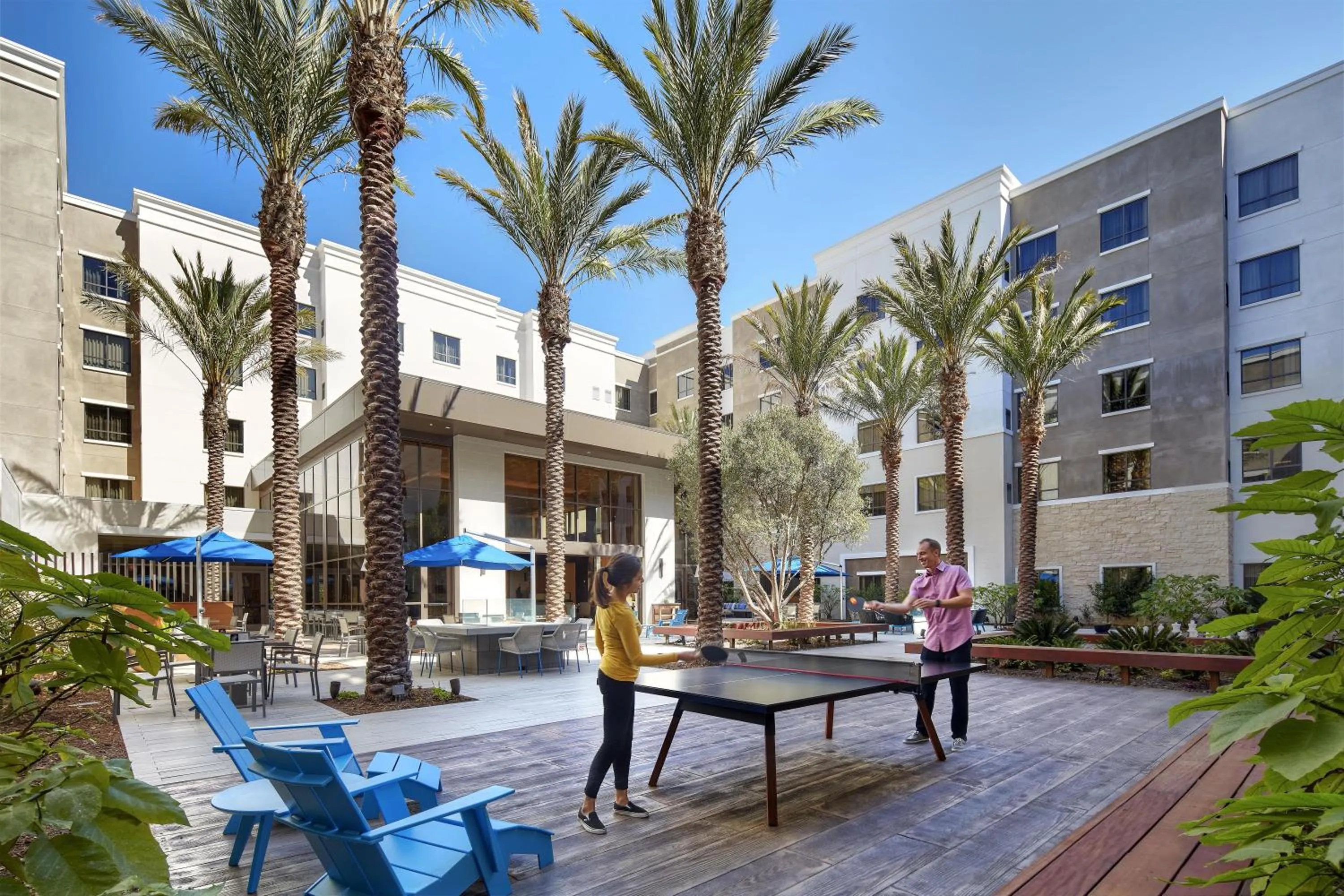 Patio in Homewood Suites by Hilton San Diego Hotel Circle/SeaWorld Area