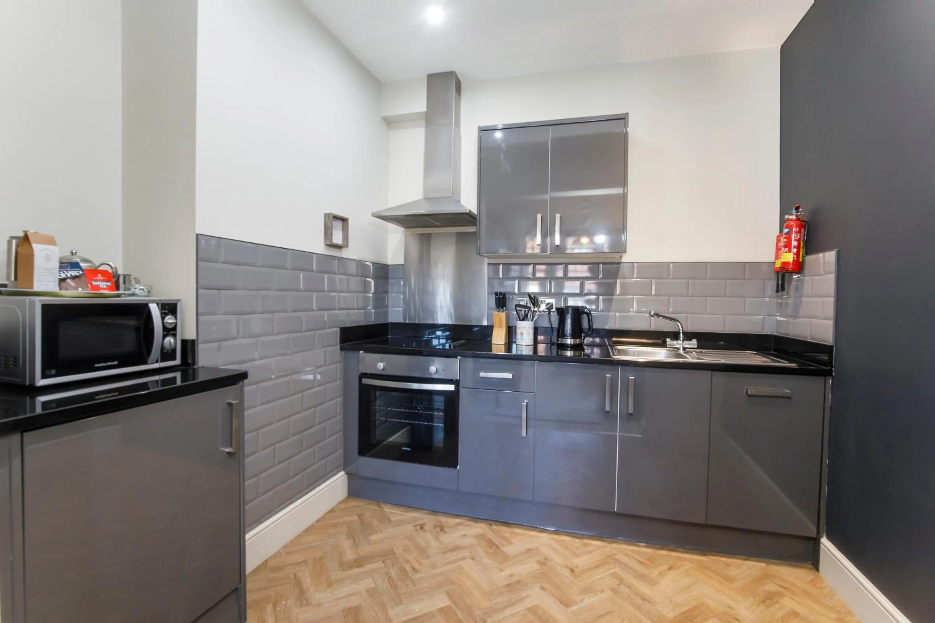 Kitchen or kitchenette in Clearly Apartments Bootham York