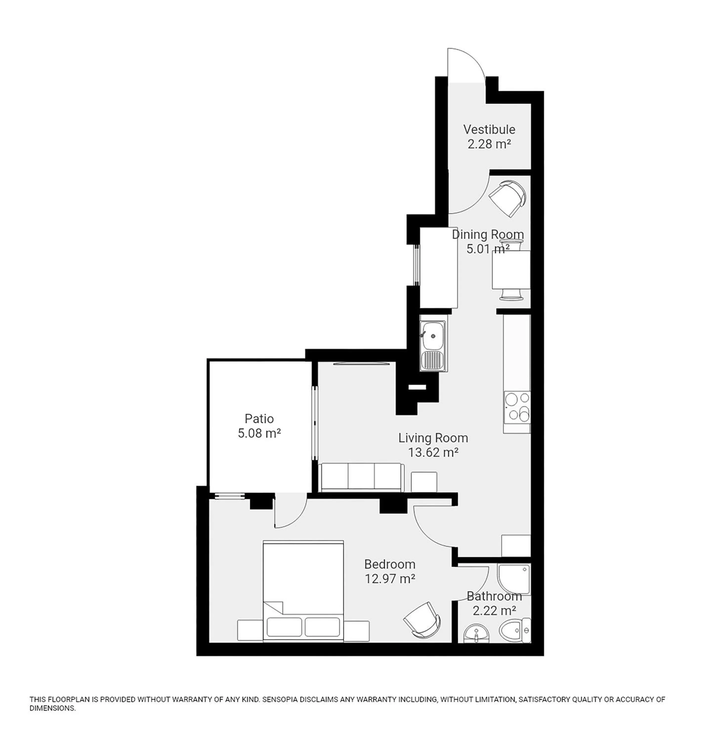Floor plan in Clearly Apartments Bootham York
