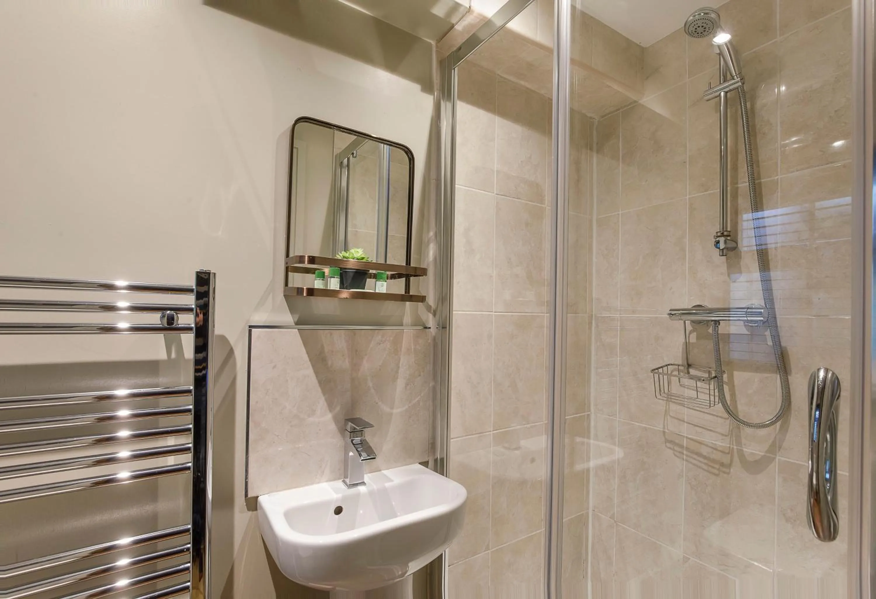 Shower in Clearly Apartments Bootham York
