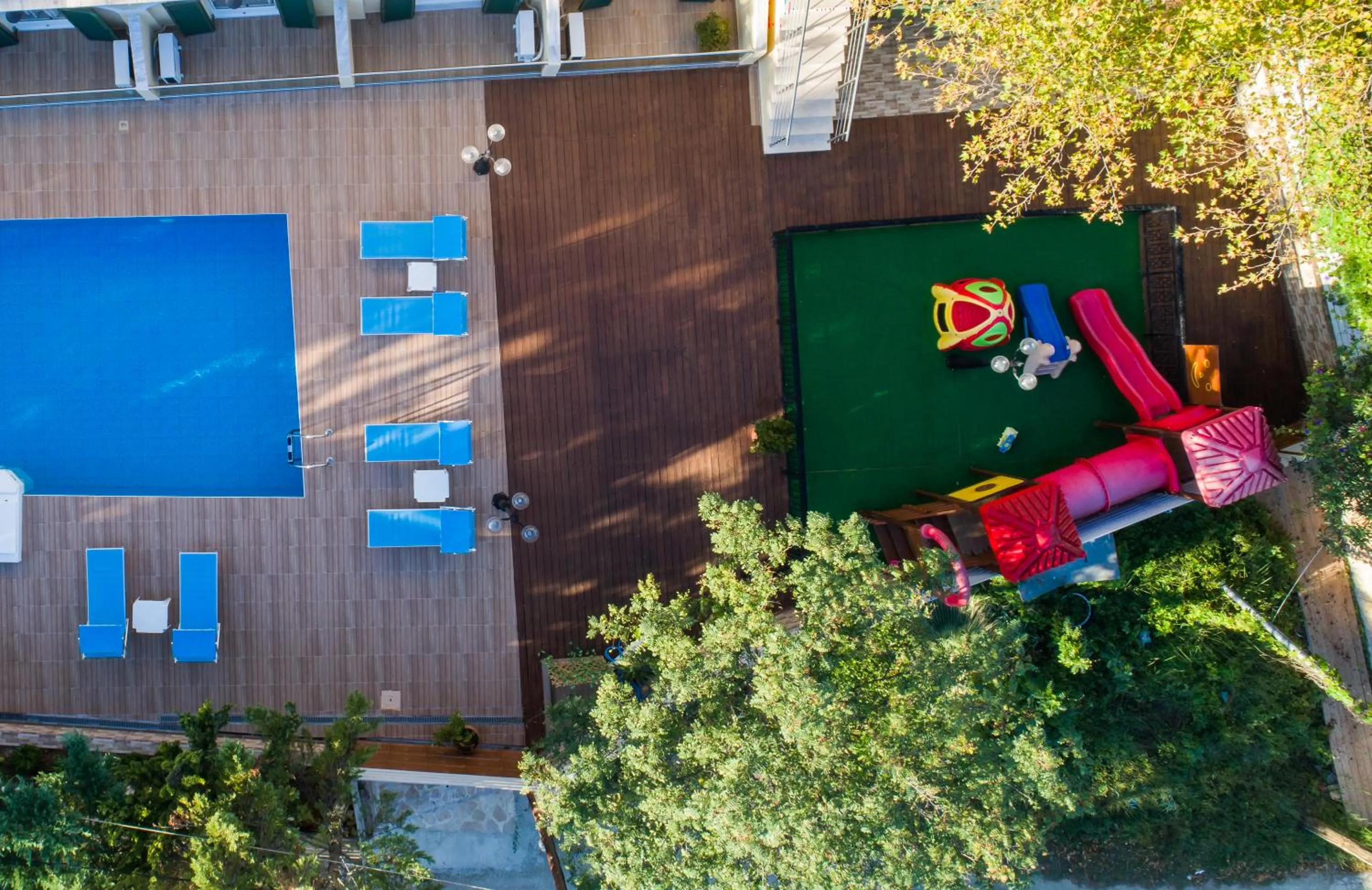 Children play ground in Denise Beach Hotel