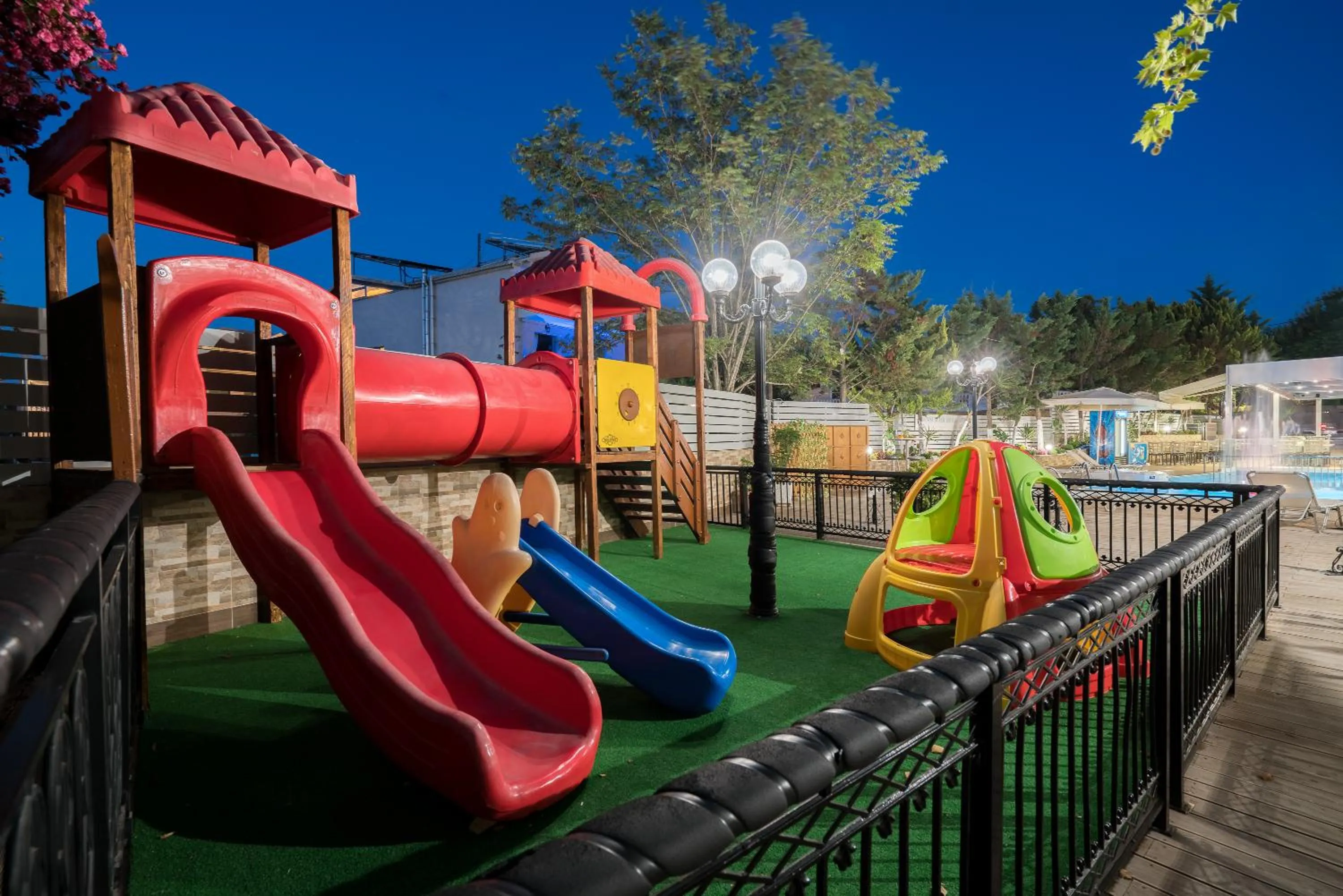 Children play ground in Denise Beach Hotel