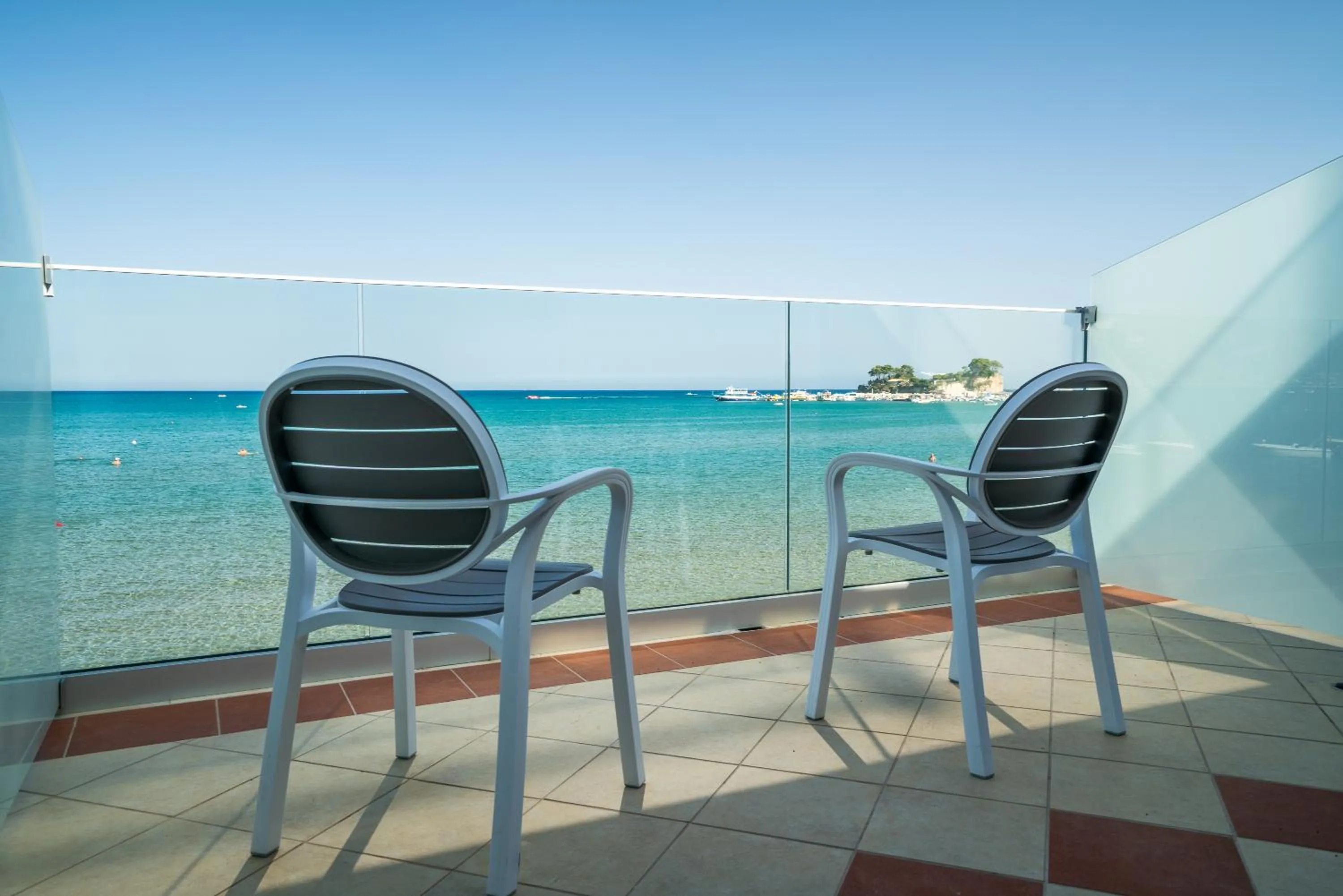 Balcony/Terrace in Denise Beach Hotel
