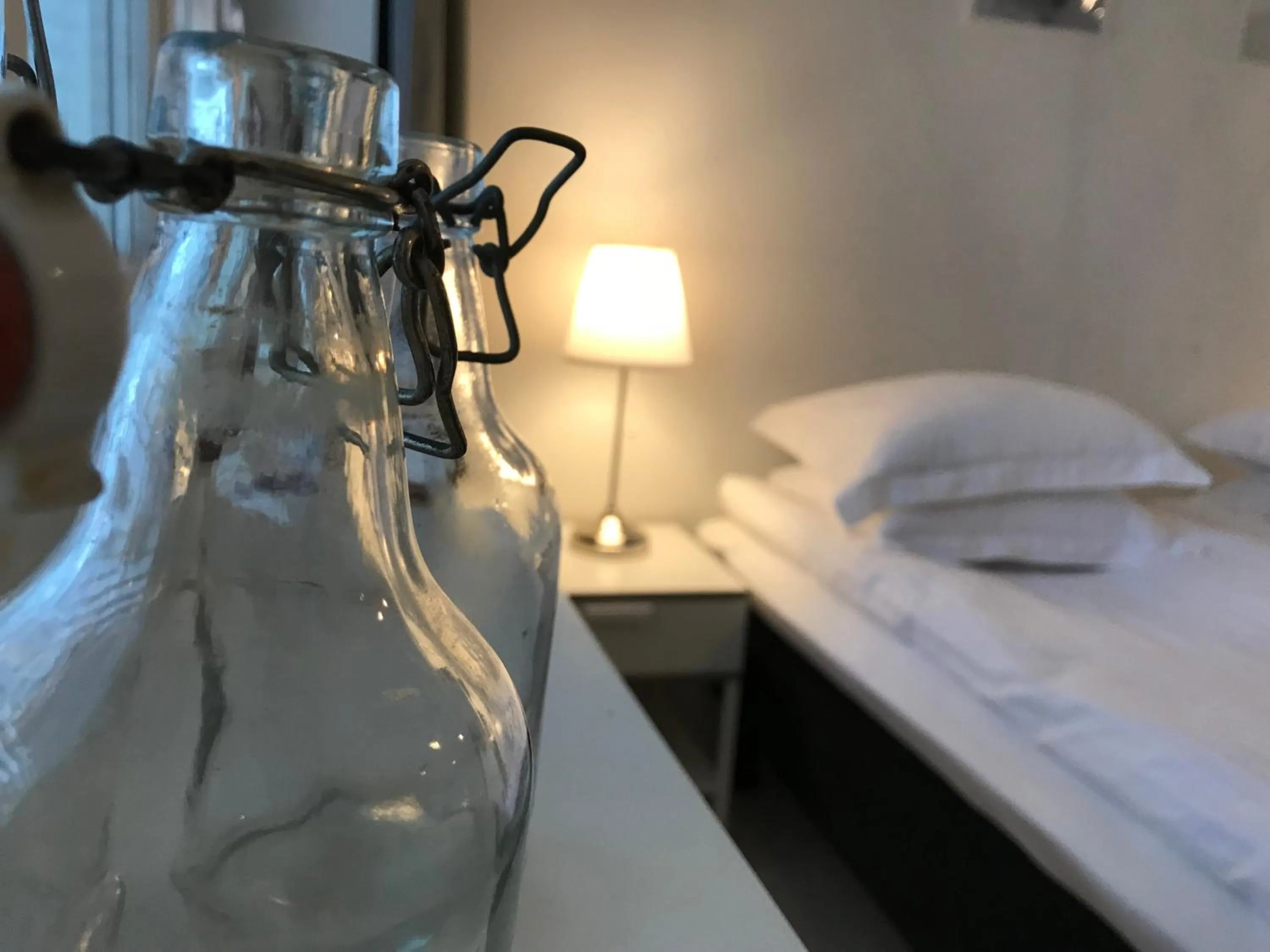 Decorative detail, Bed in Green Door Apartments