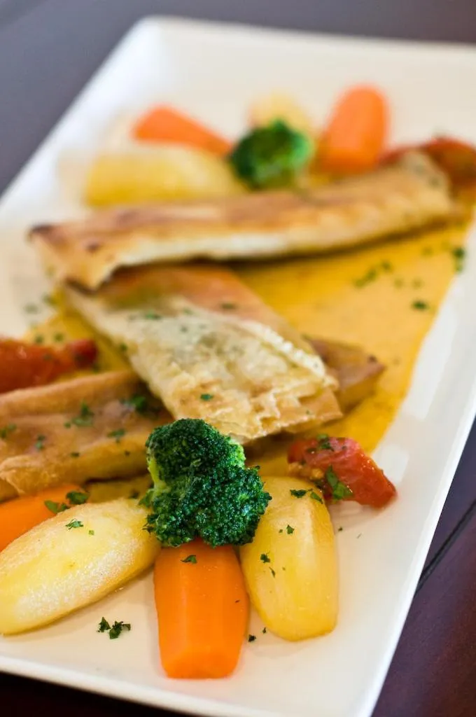 Food and drinks in Hotel Restaurant l'Amandois