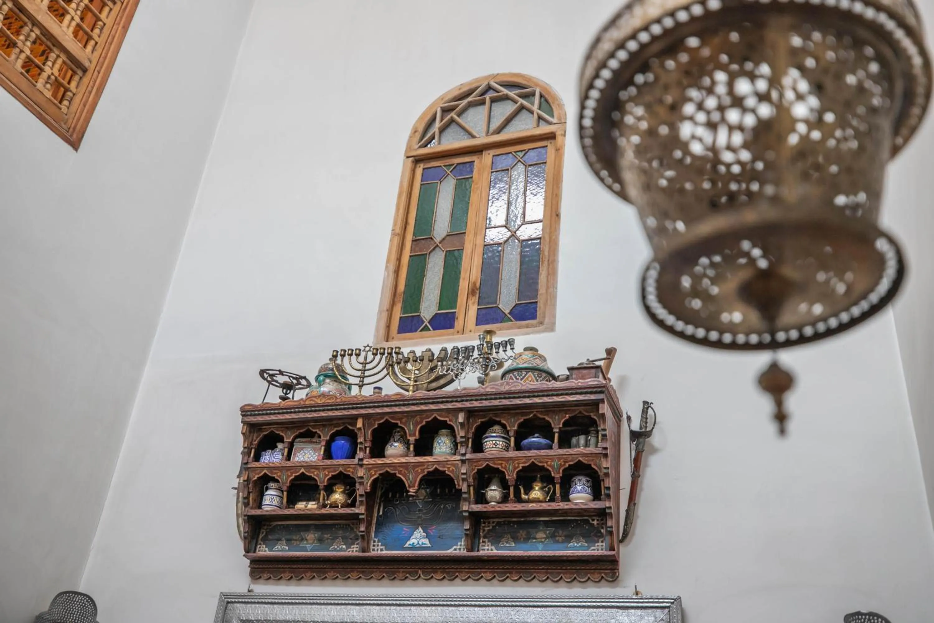 Decorative detail in Riad Les Idrissides Chez LEA