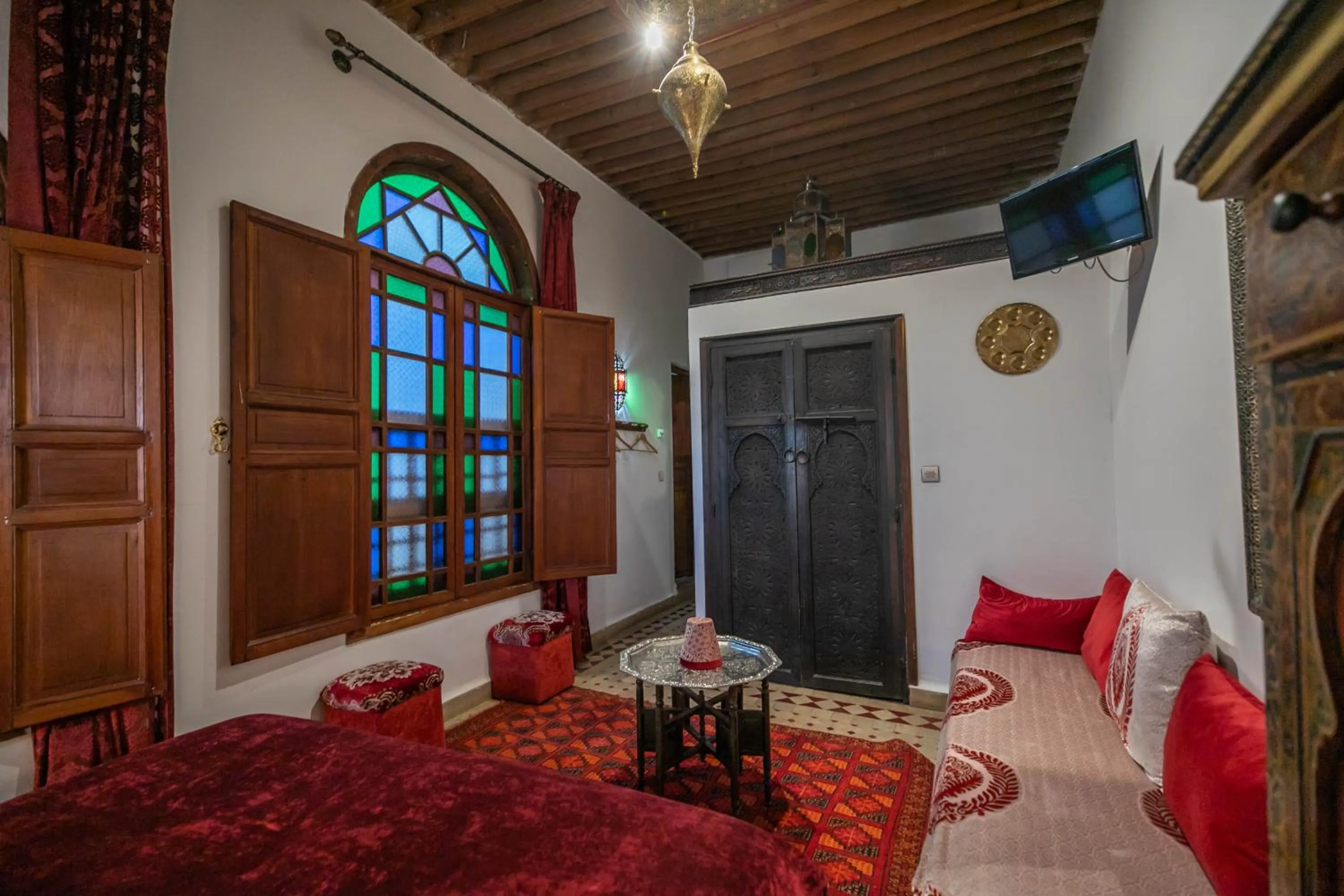 Bed in Riad Les Idrissides Chez LEA