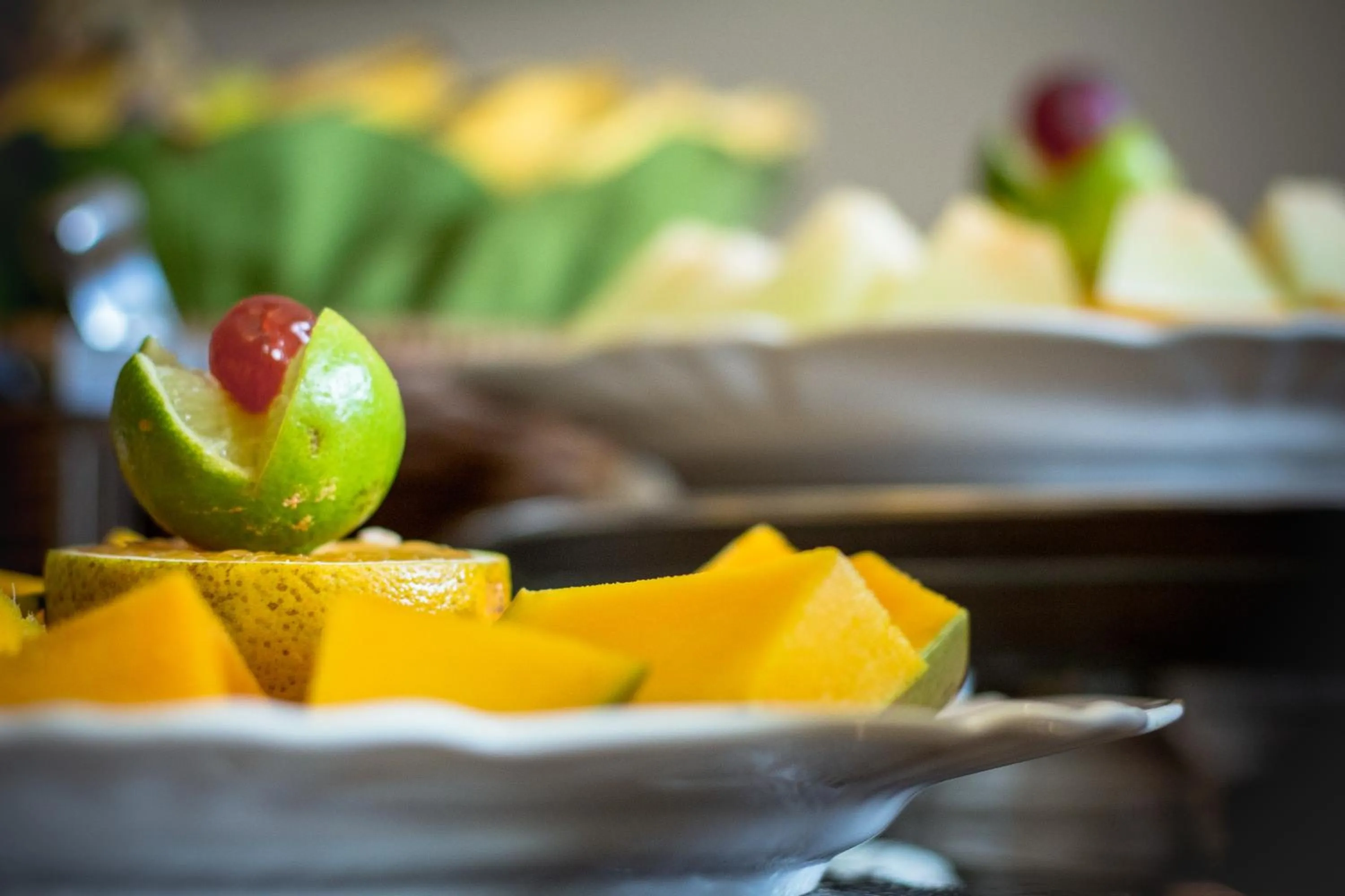 Buffet breakfast in Porto dos Casais Guest House Itacaré