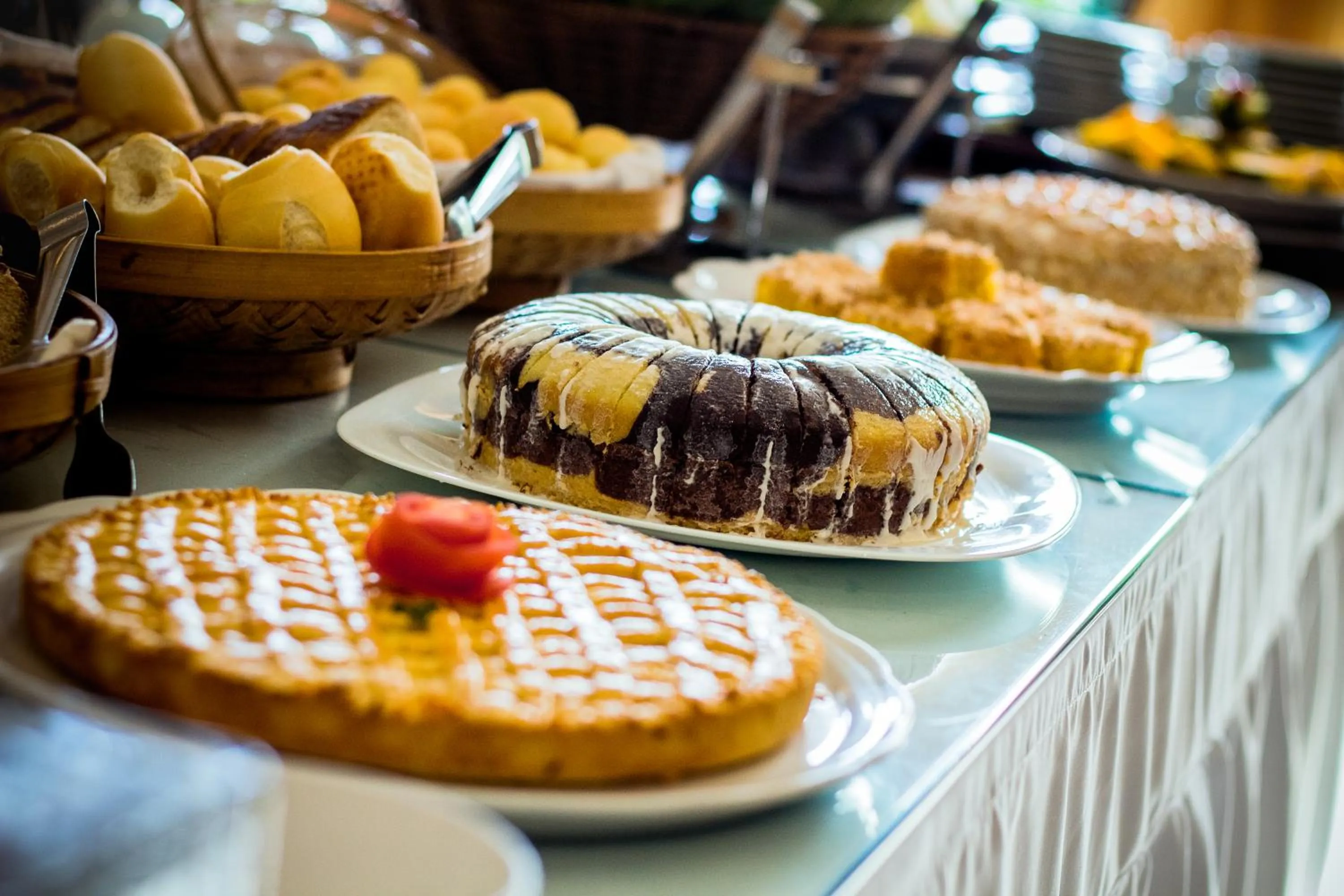 Buffet breakfast in Porto dos Casais Guest House Itacaré