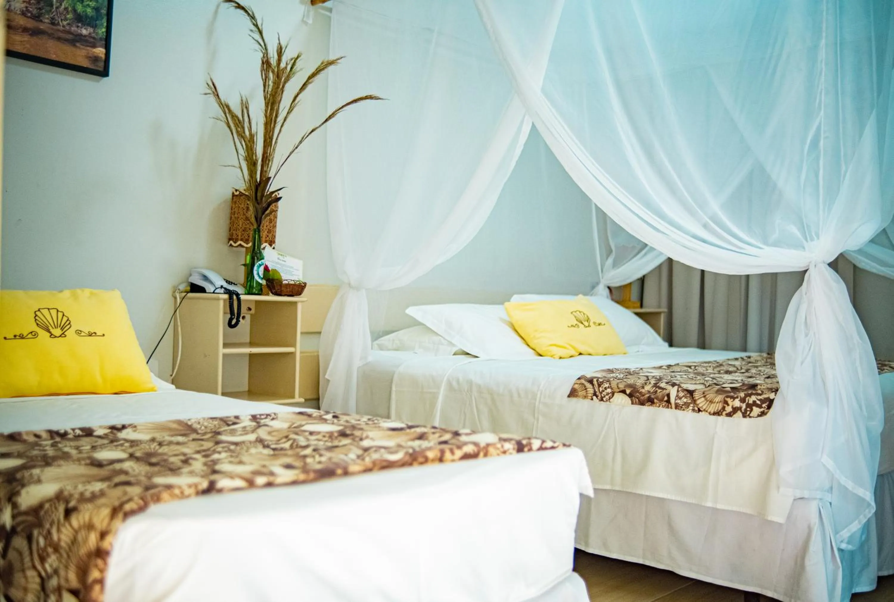 Bed in Pousada Portal da Concha