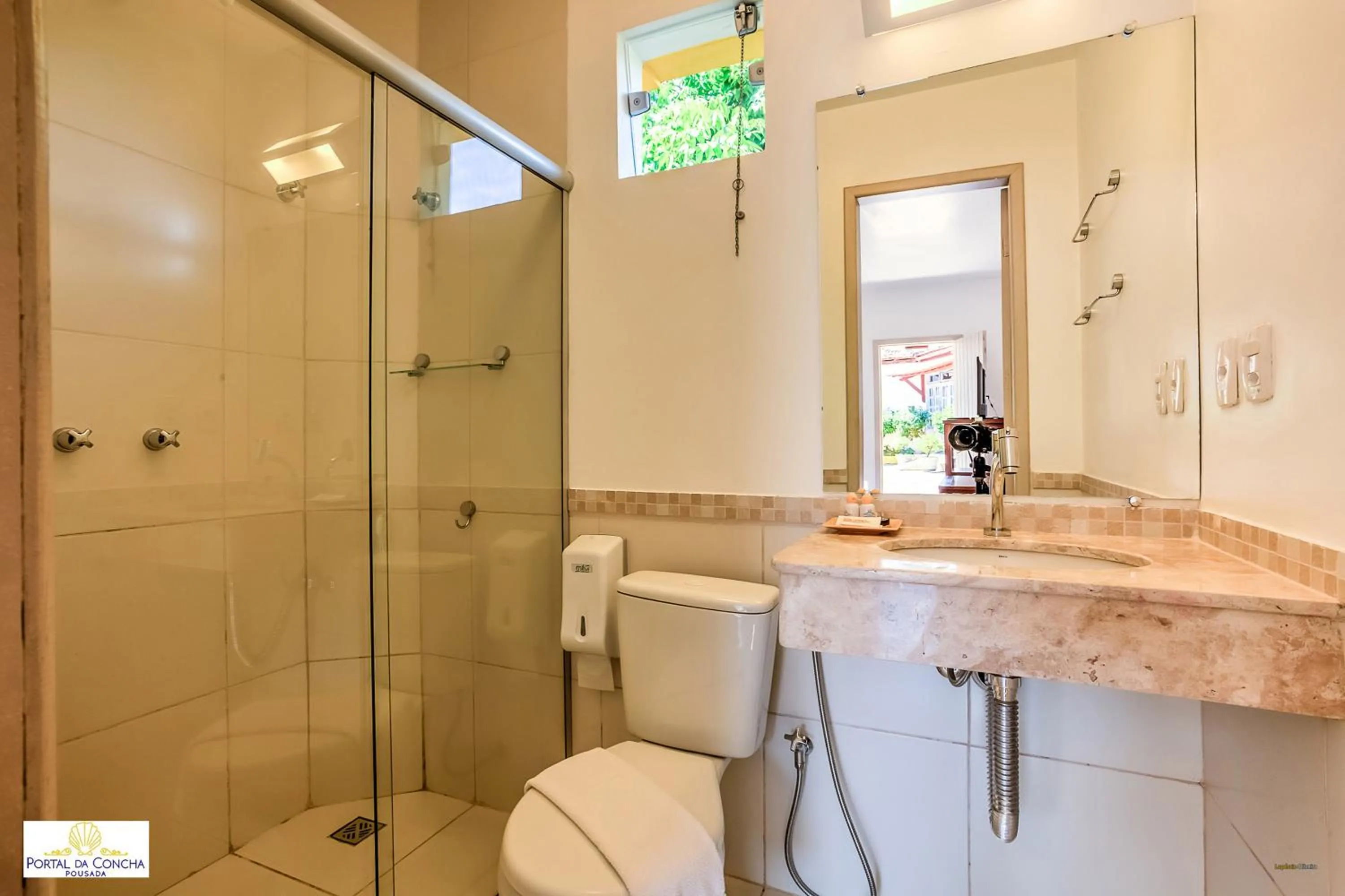 Bathroom in Pousada Portal da Concha