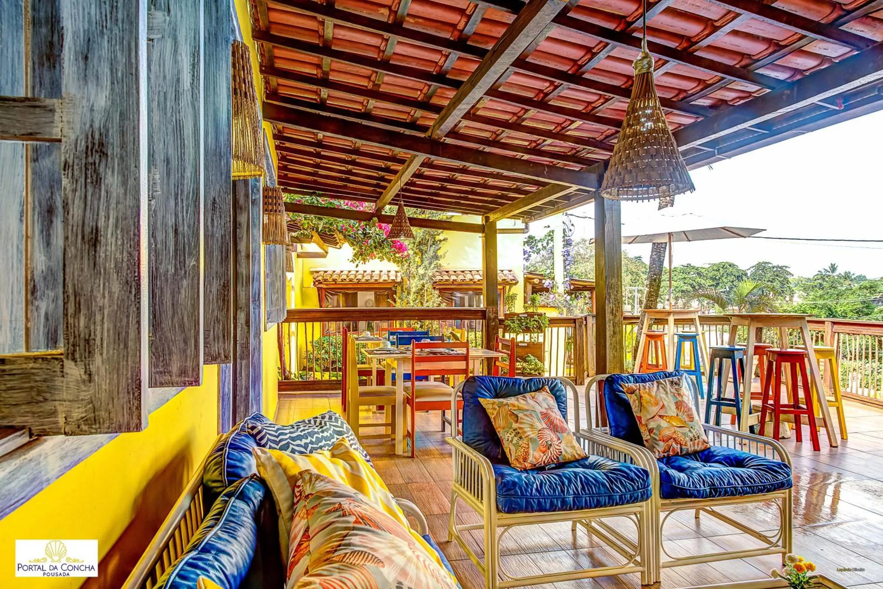 Restaurant/places to eat in Pousada Portal da Concha