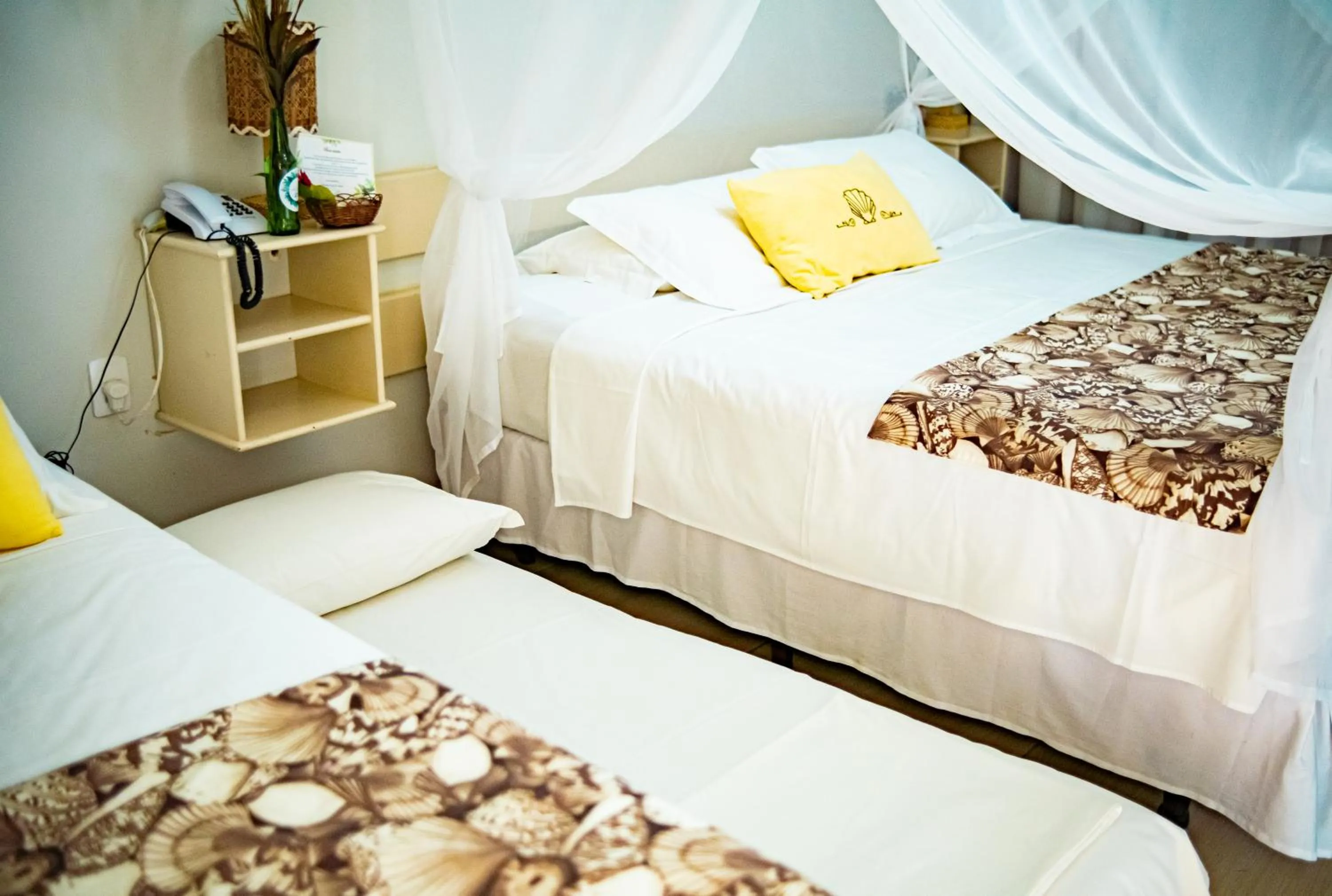 Bed in Pousada Portal da Concha