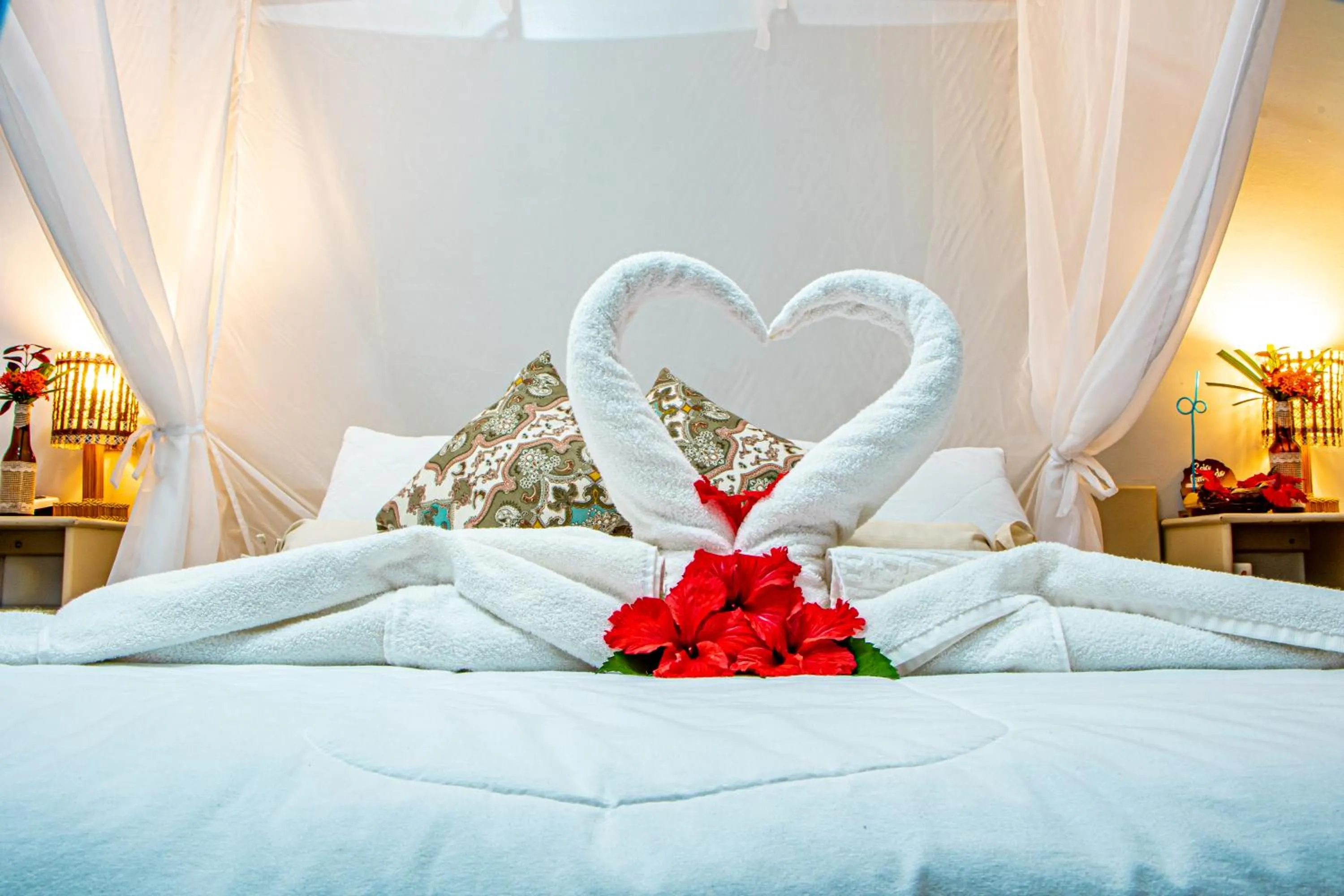 Bed in Pousada Portal da Concha