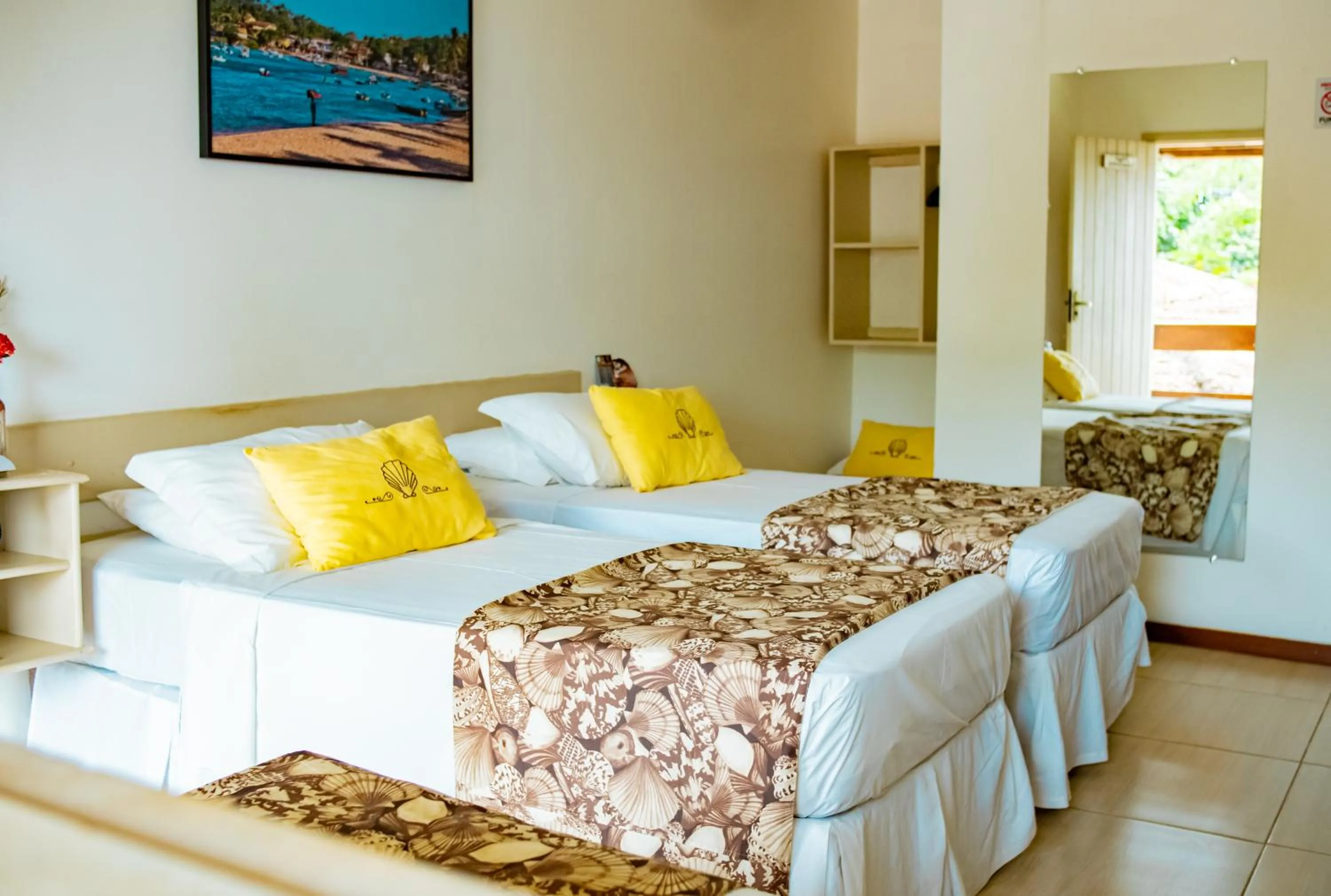 Bed in Pousada Portal da Concha