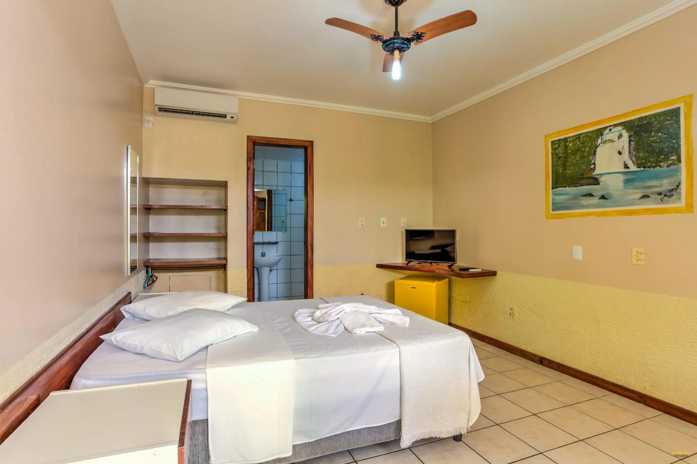 Bed in Pousada Raisis