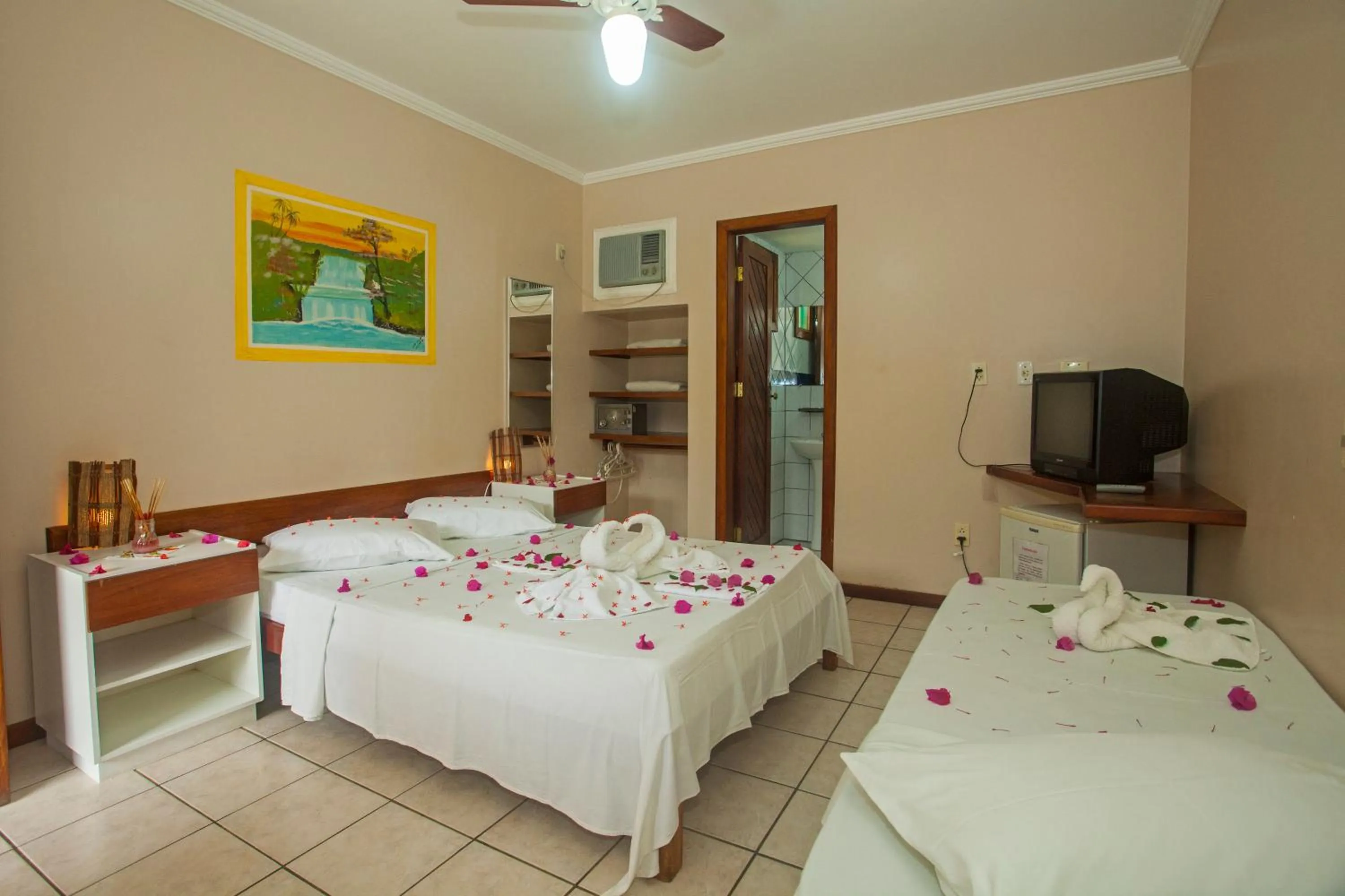 Bed in Pousada Raisis