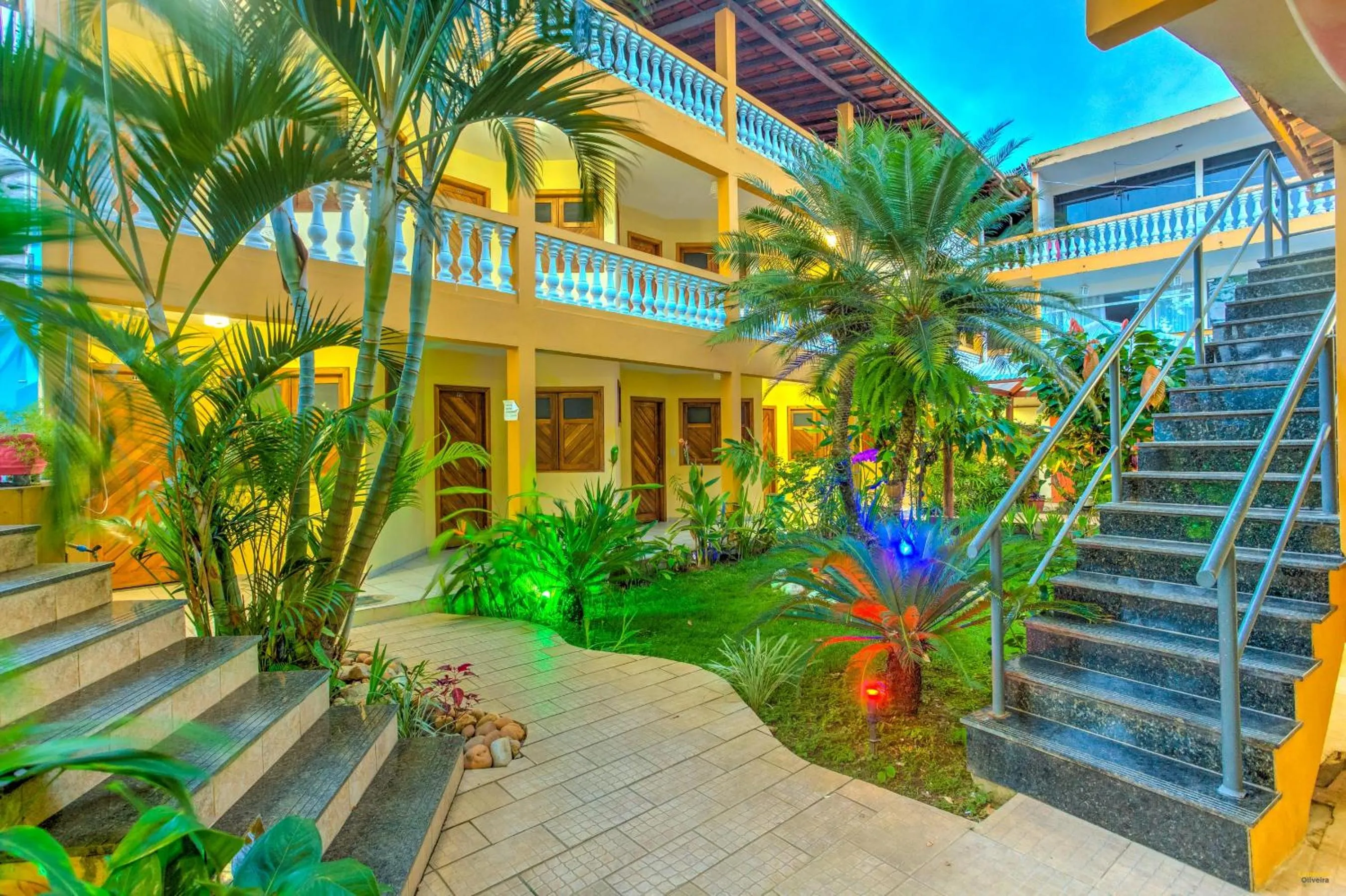 Garden view in Pousada Raisis