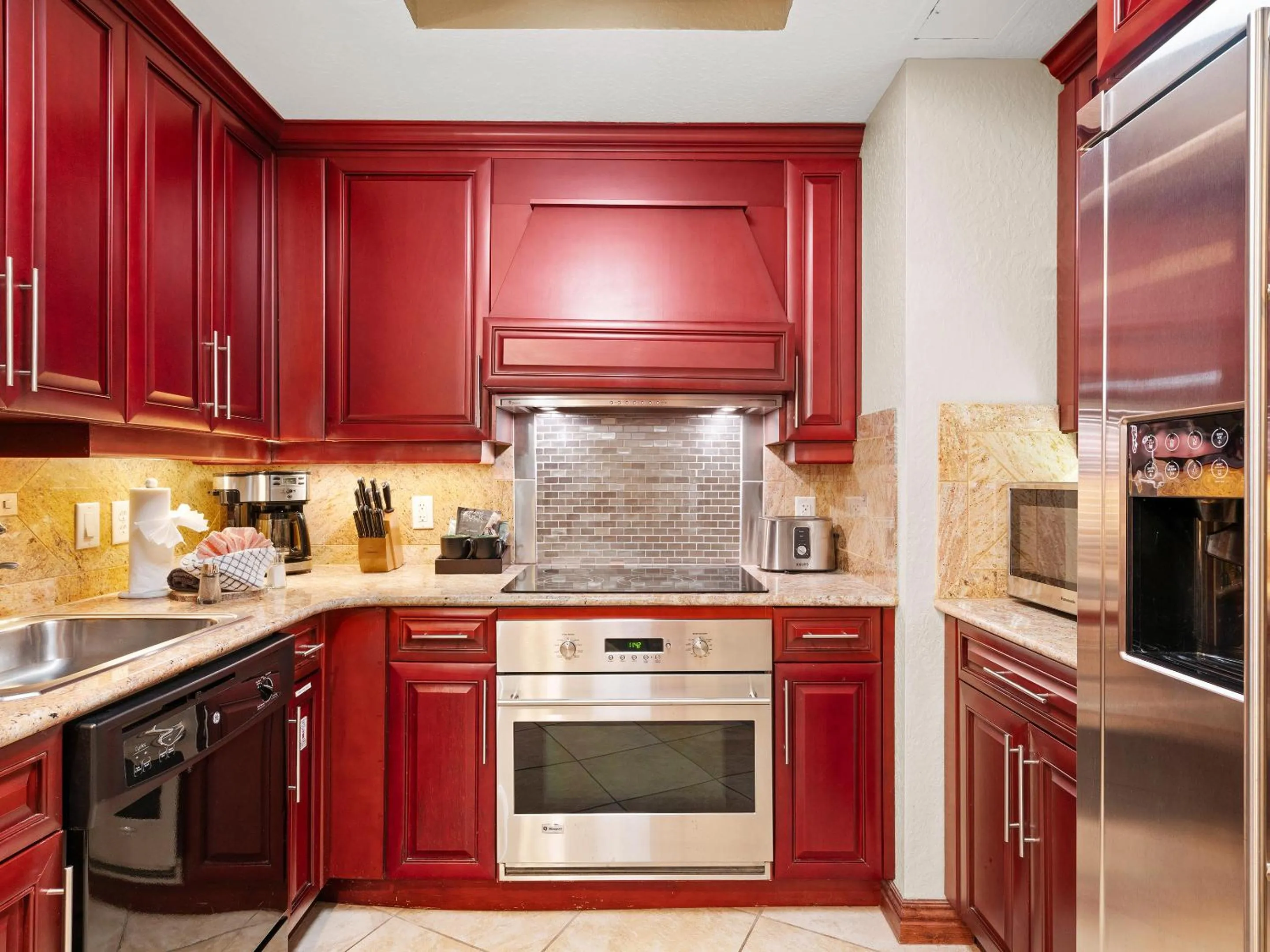 kitchen in Canyons Village Condos by All Seasons Resort Lodging