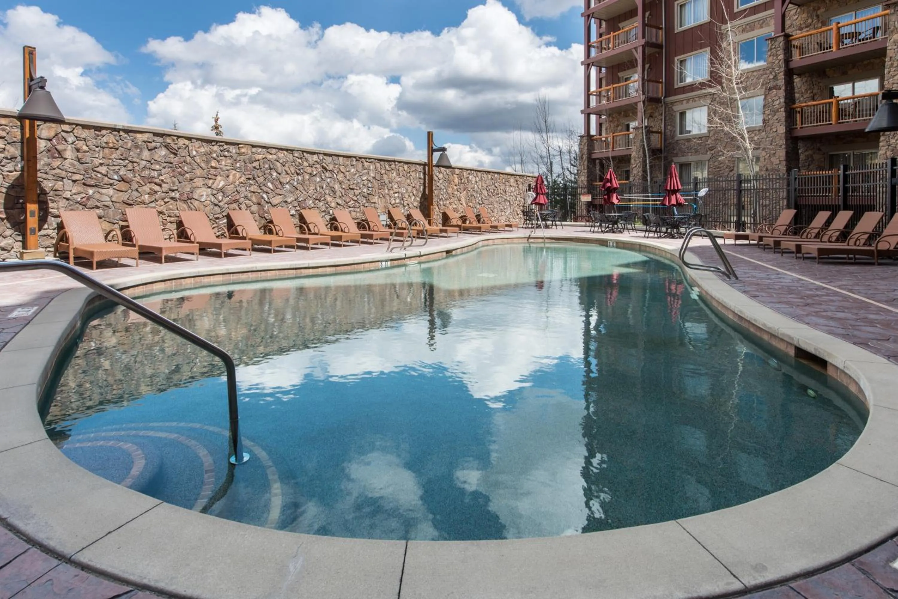 Swimming pool in Canyons Village Condos by All Seasons Resort Lodging