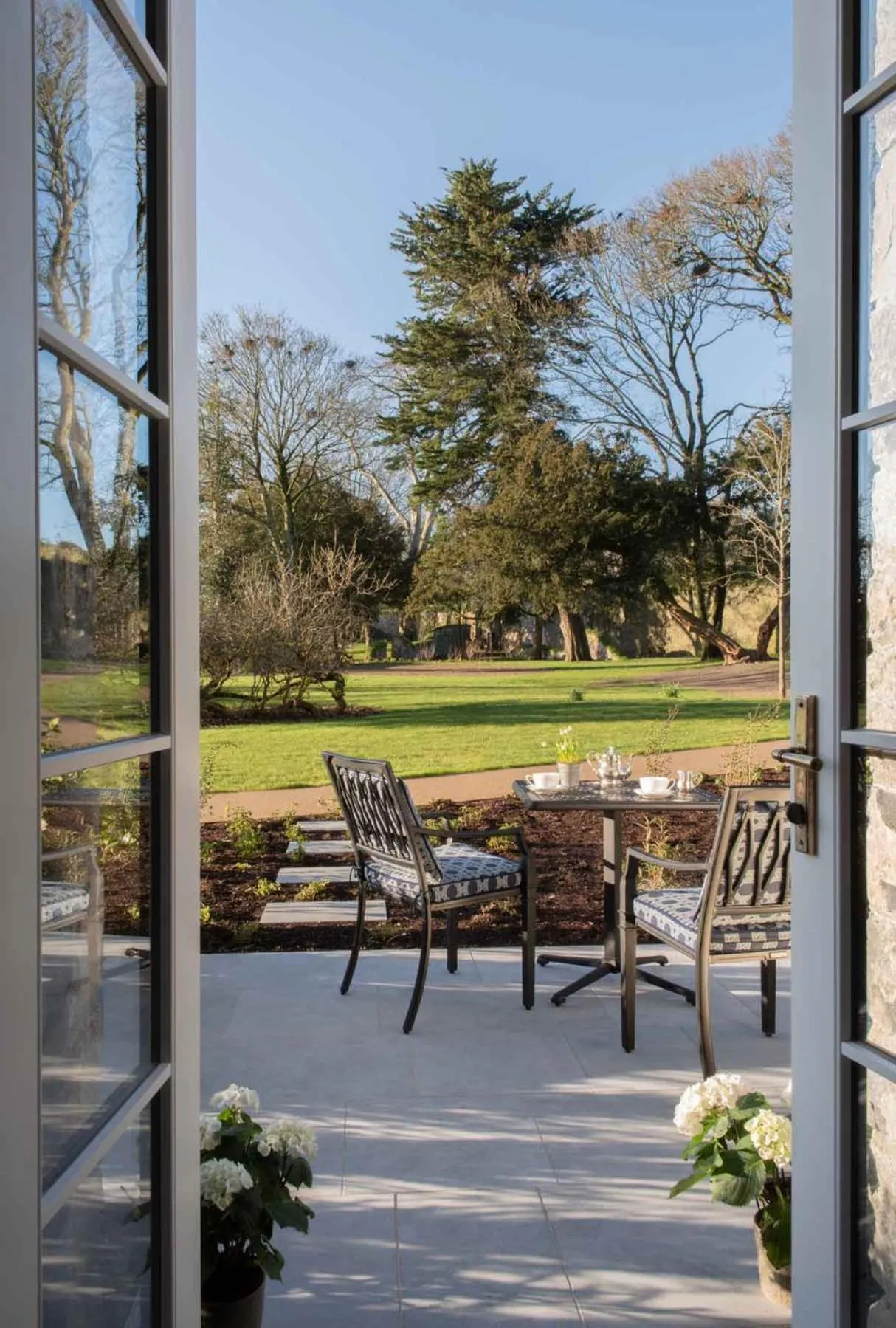Patio in Cashel Palace Hotel
