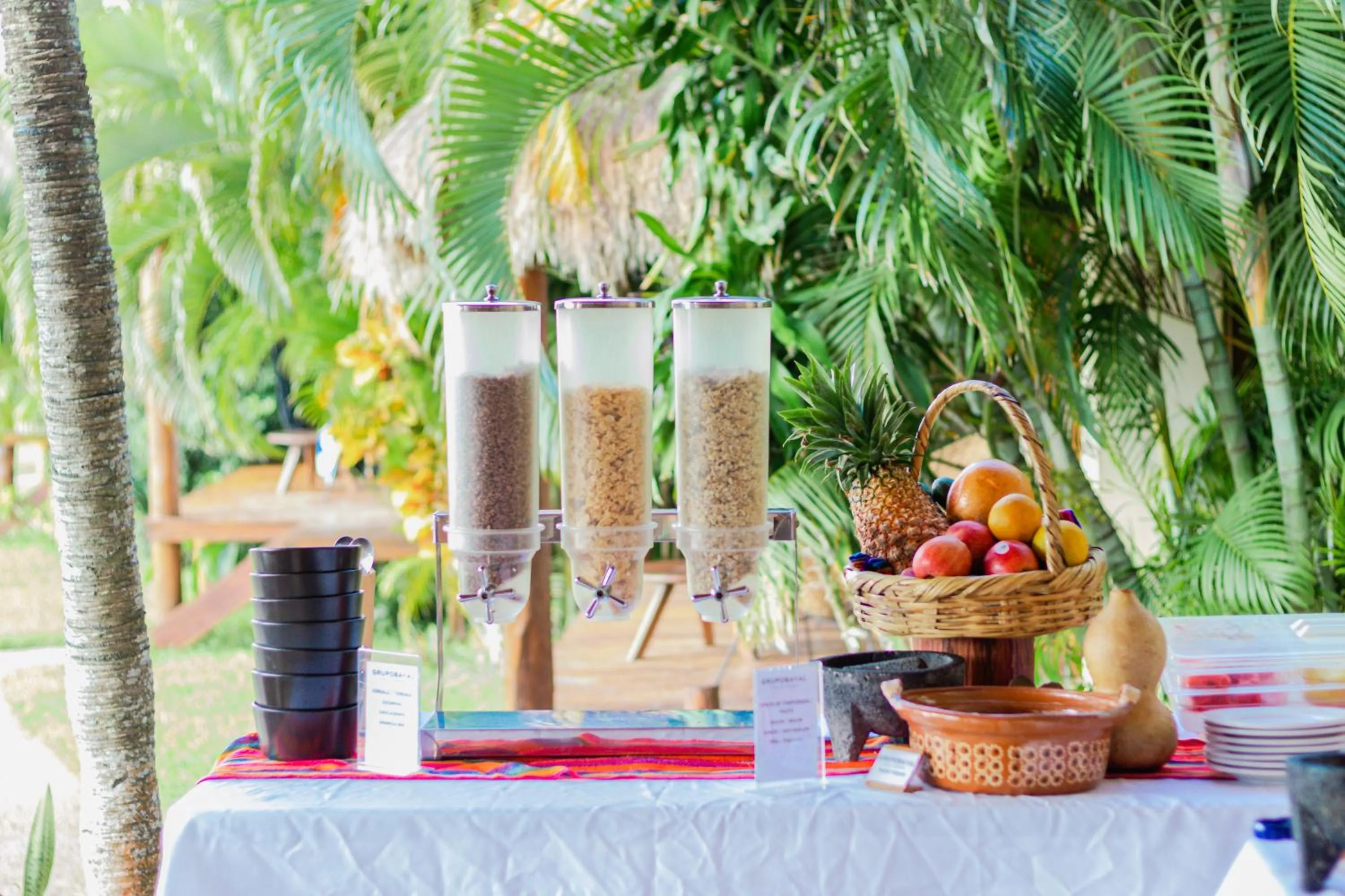 Breakfast in Hotel CasaBakal - A pie de Laguna - Bacalar