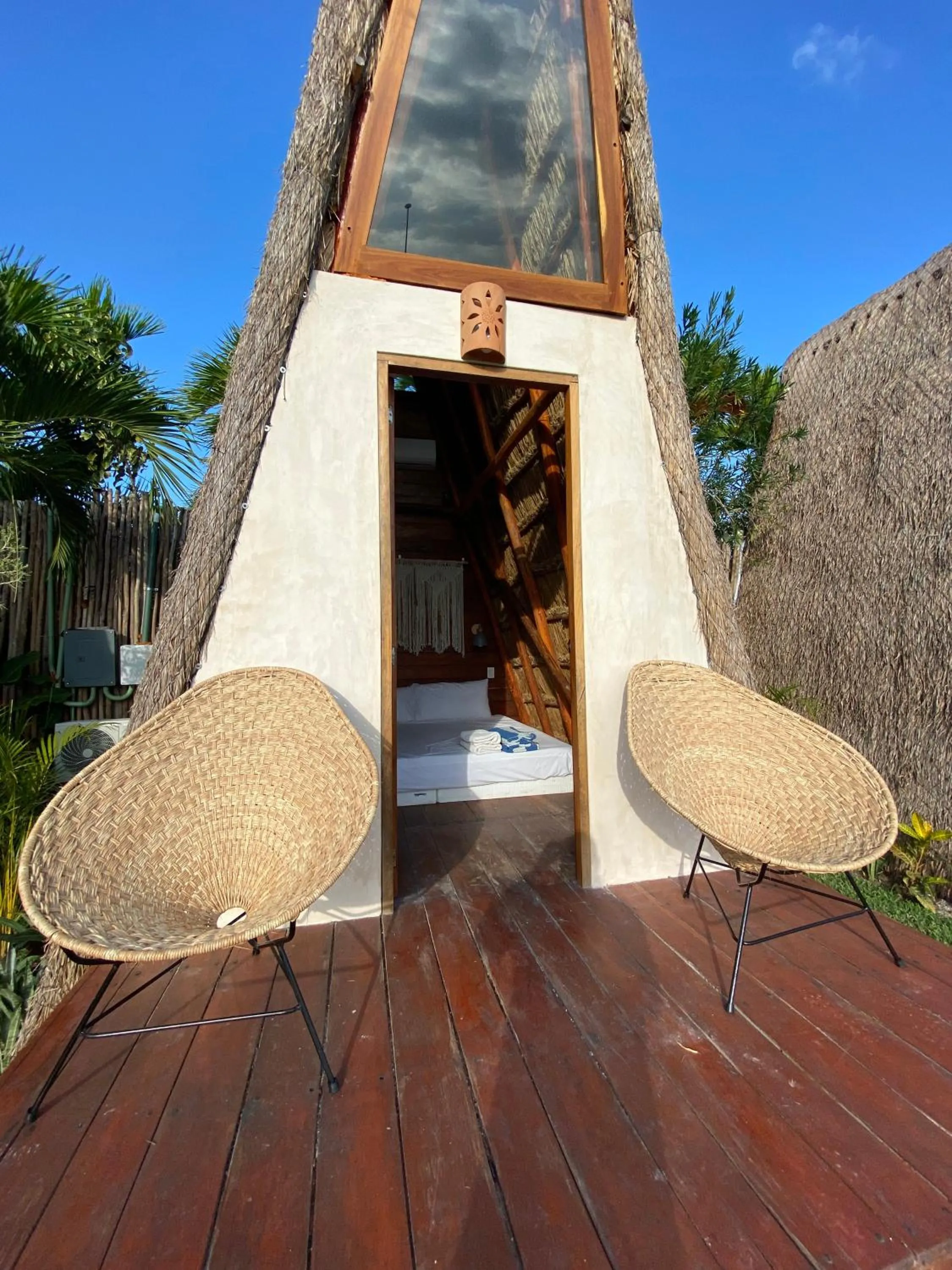 Seating area in Hotel CasaBakal - A pie de Laguna - Bacalar