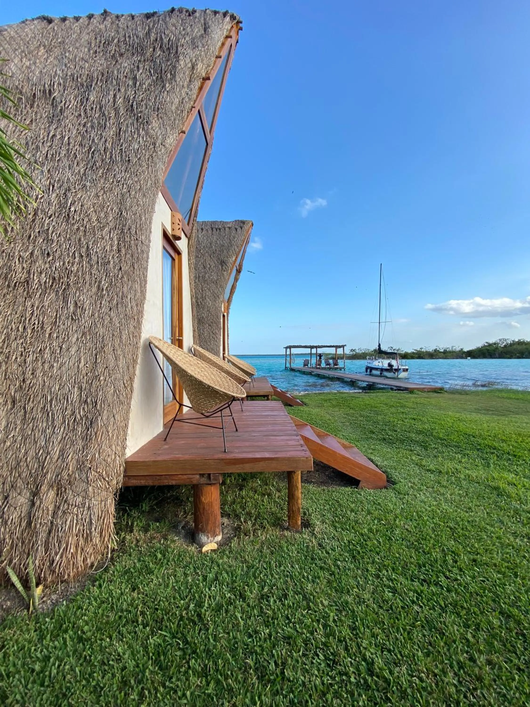 Lake view in Hotel CasaBakal - A pie de Laguna - Bacalar
