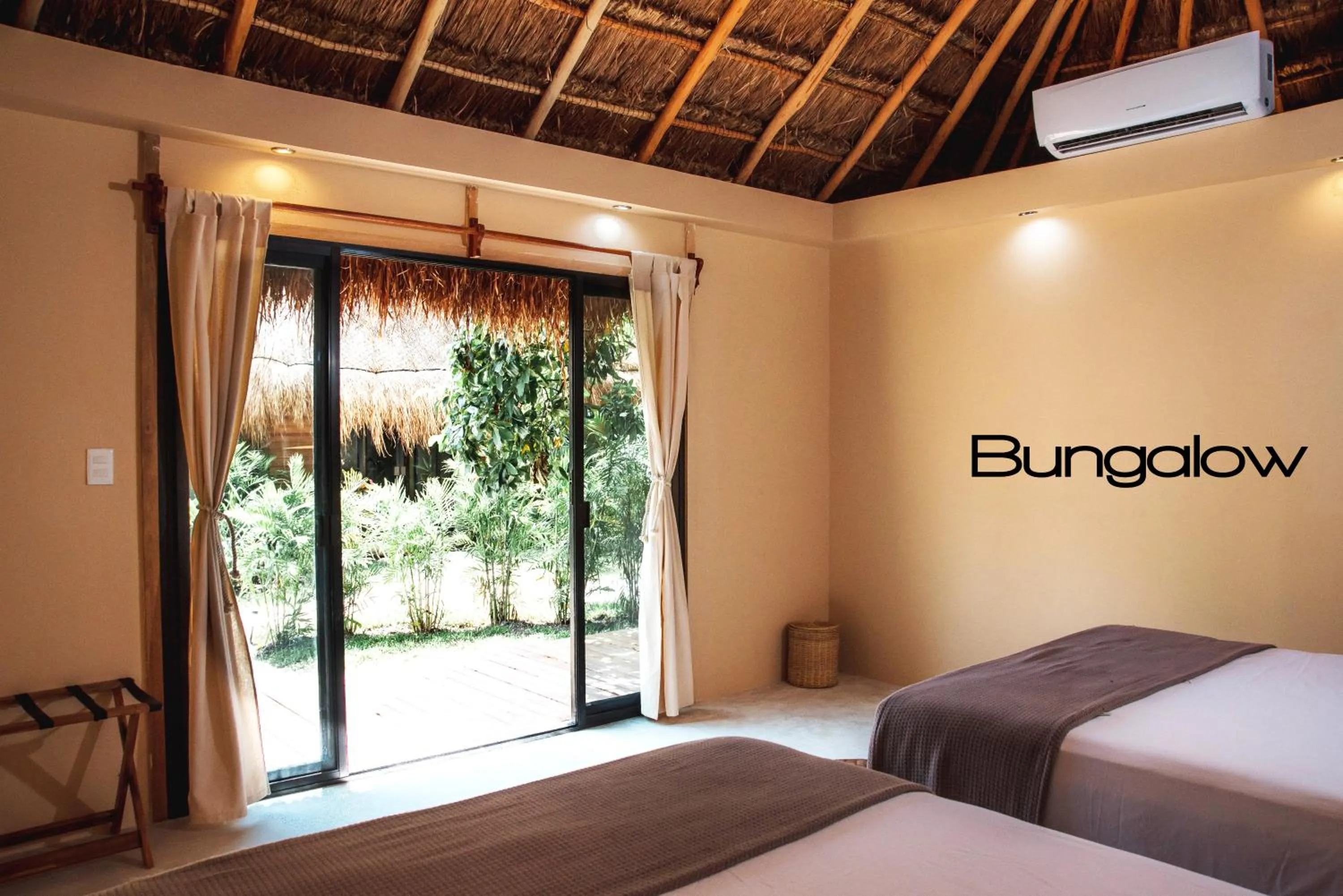 Bedroom, Bed in Hotel CasaBakal - A pie de Laguna - Bacalar