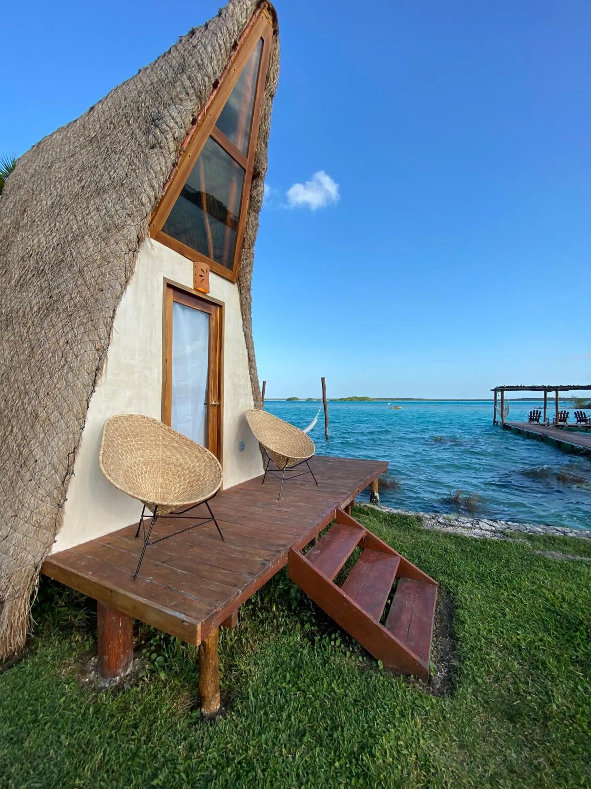 Lake view in Hotel CasaBakal - A pie de Laguna - Bacalar