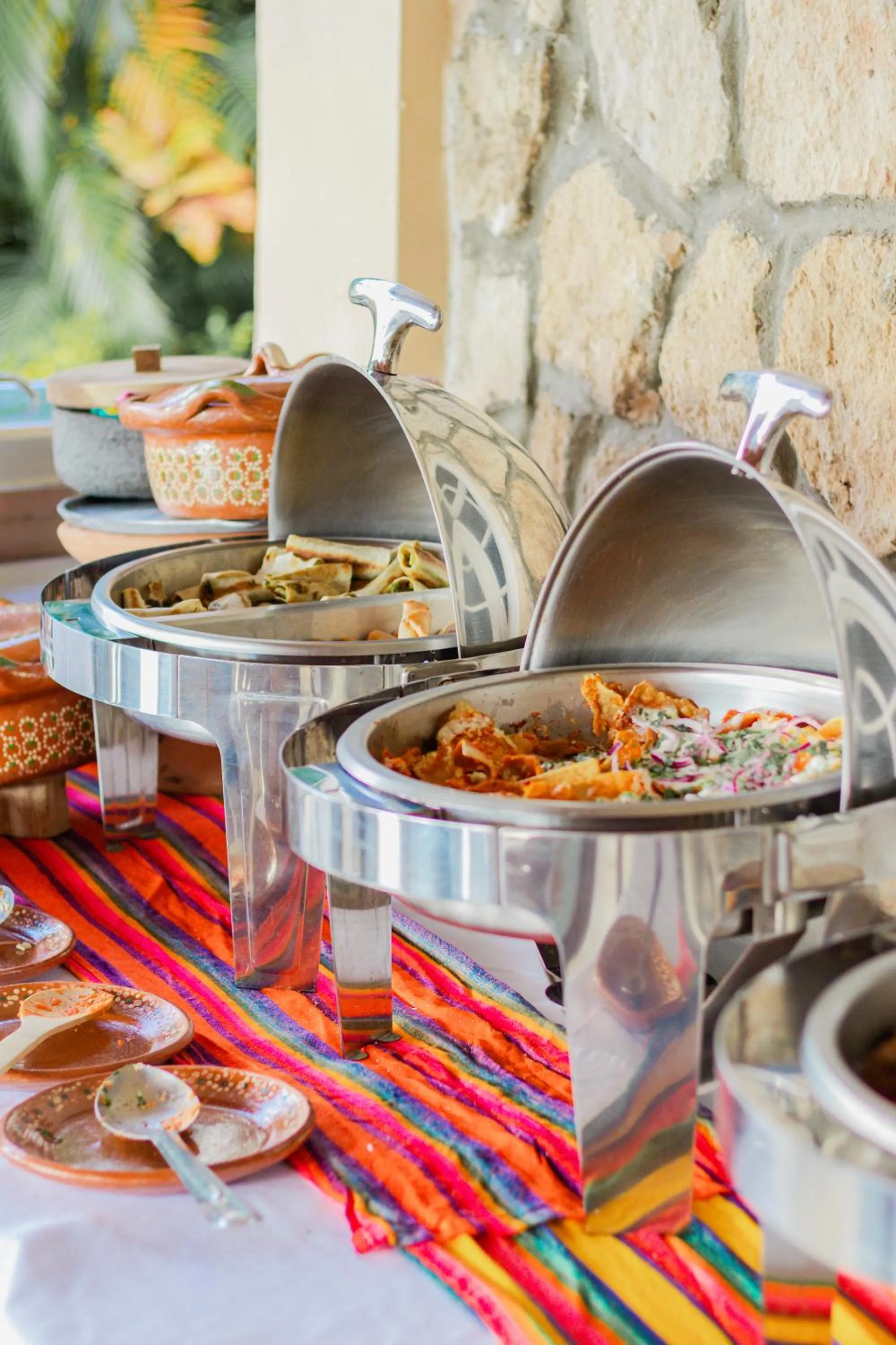 Breakfast in Hotel CasaBakal - A pie de Laguna - Bacalar