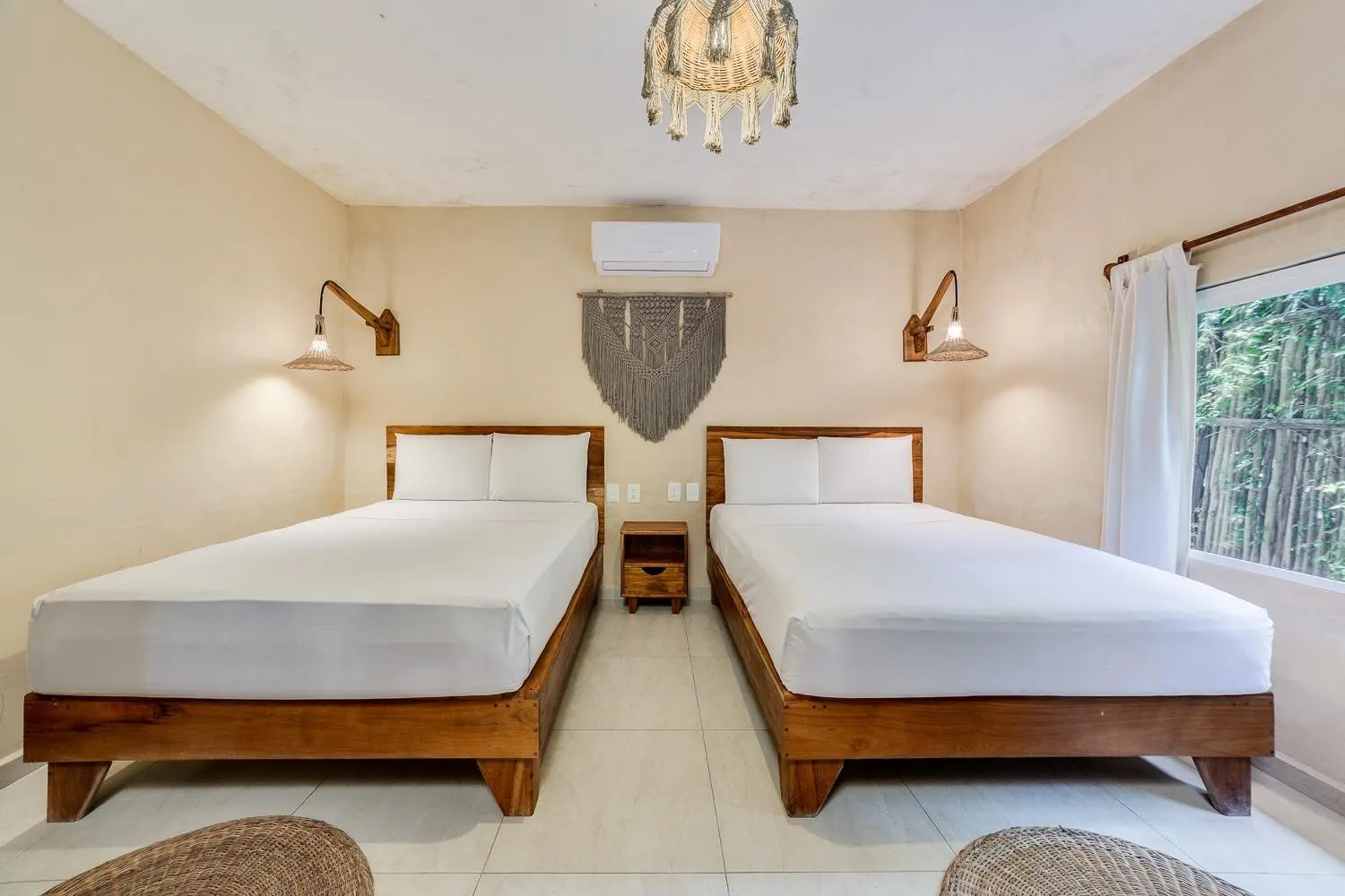 Bedroom, Bed in Hotel CasaBakal - A pie de Laguna - Bacalar