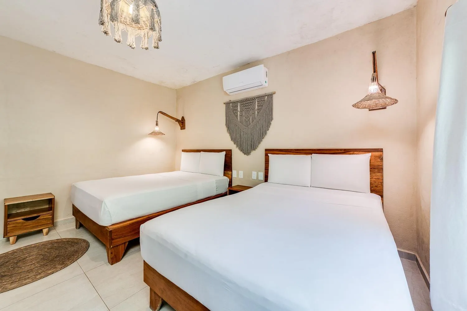 Bedroom, Bed in Hotel CasaBakal - A pie de Laguna - Bacalar